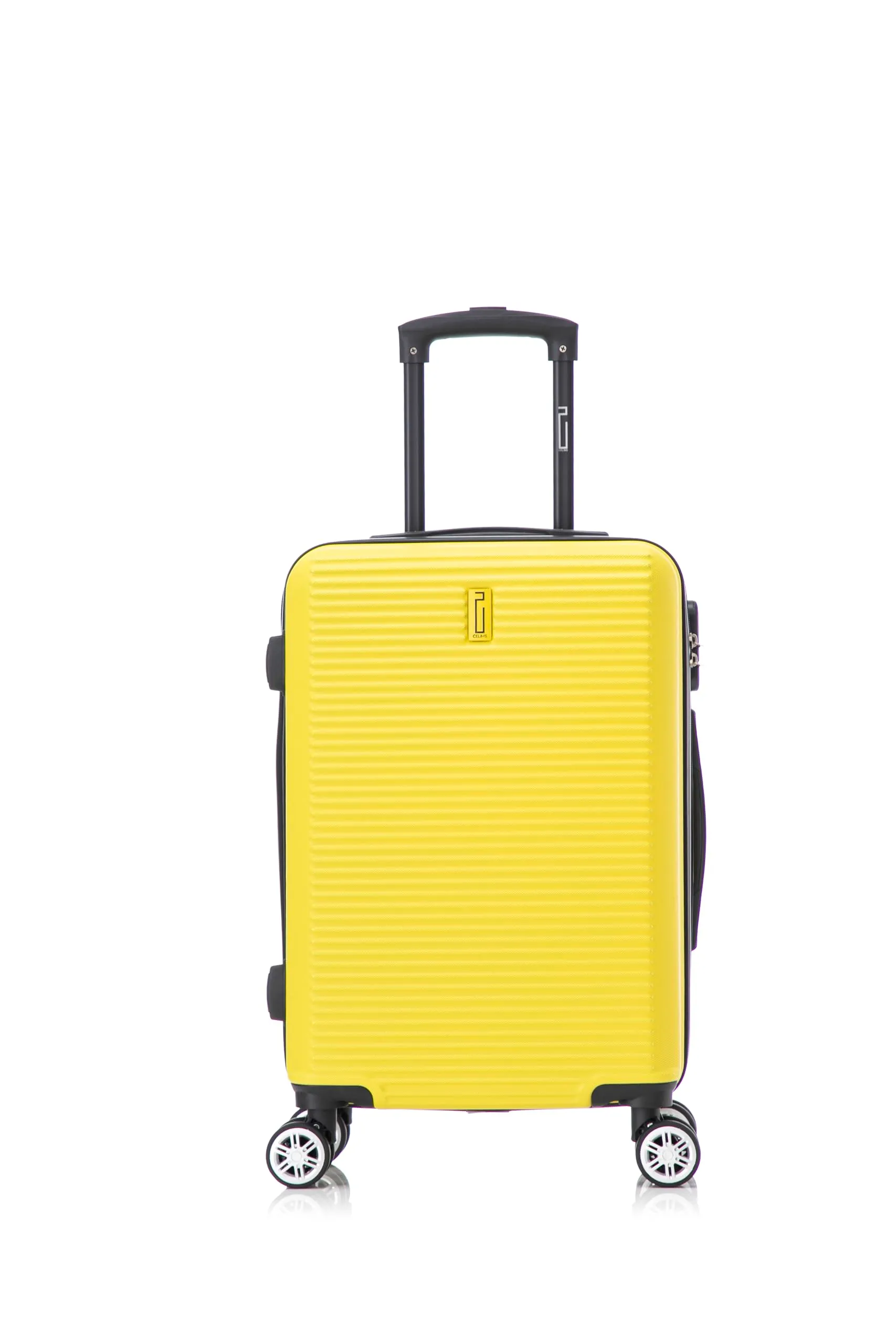 CELIMS Valigia Cabina 55 cm, Giallo - immagine 2