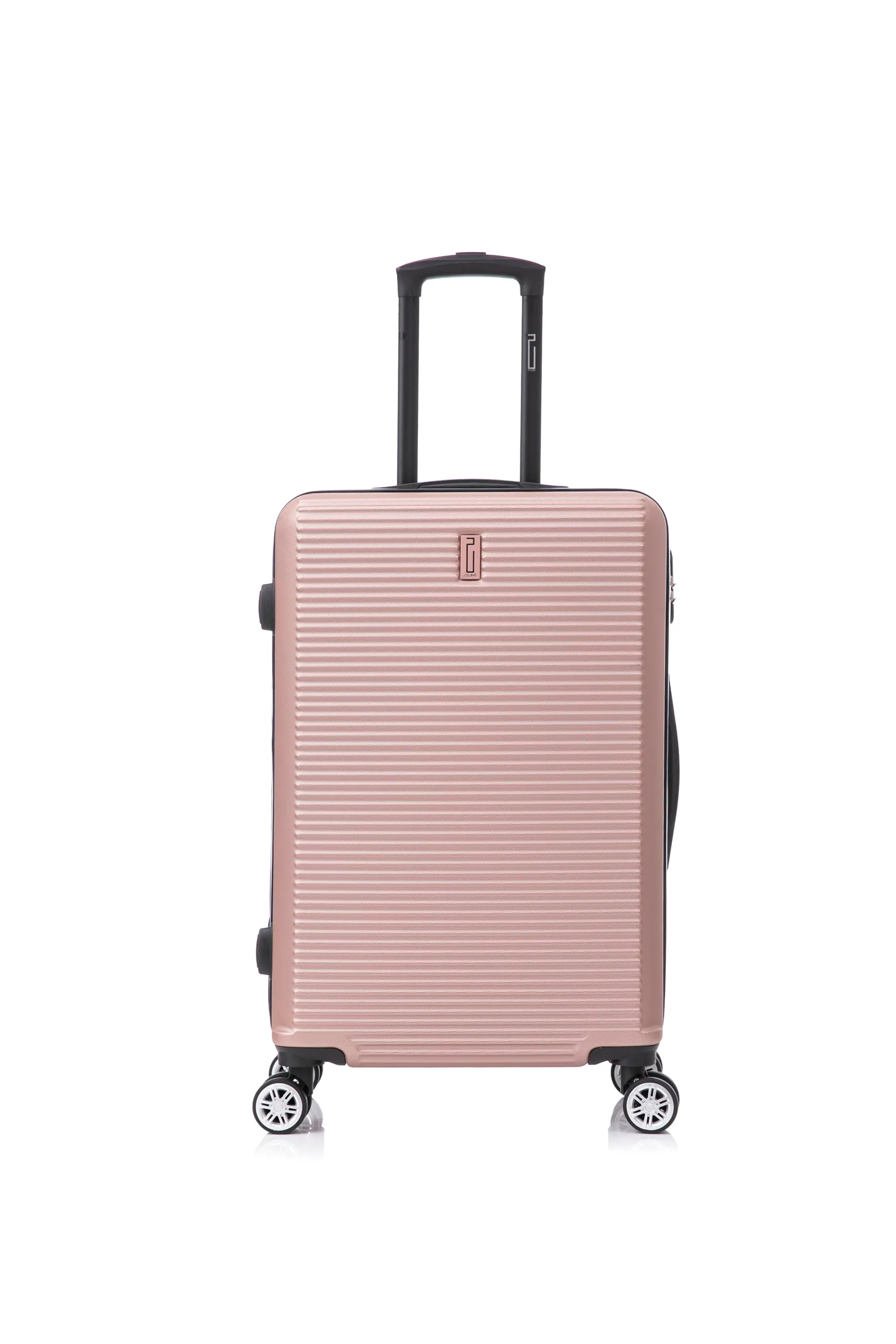 CELIMS Valigia Rigida Media 65cm Oro Rosa in ABS con Lucchetto Integrato - immagine 2