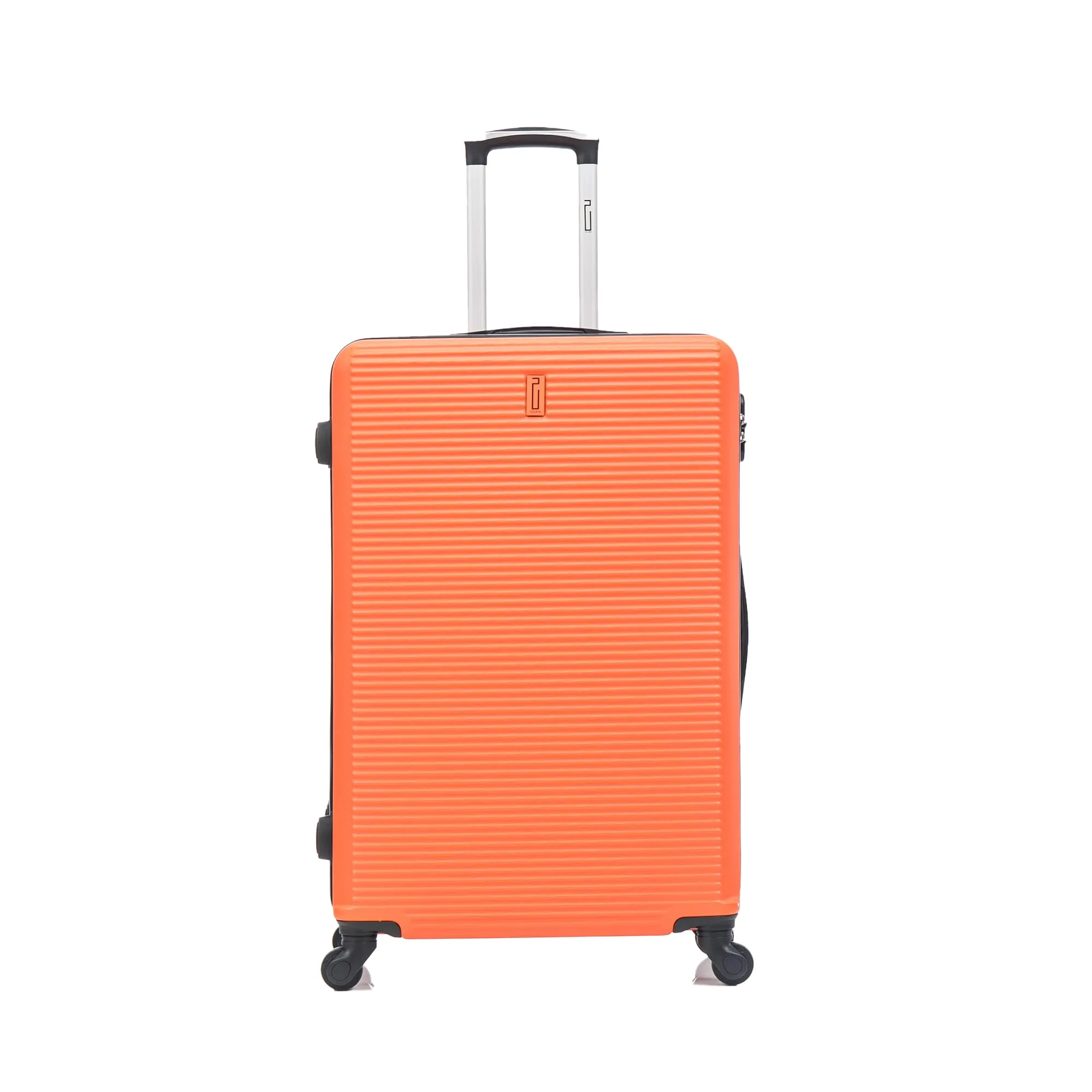 CELIMS Valigia Rigida ABS Grande 75cm Arancione con Lucchetto Integrato e 4 Ruote - immagine 2
