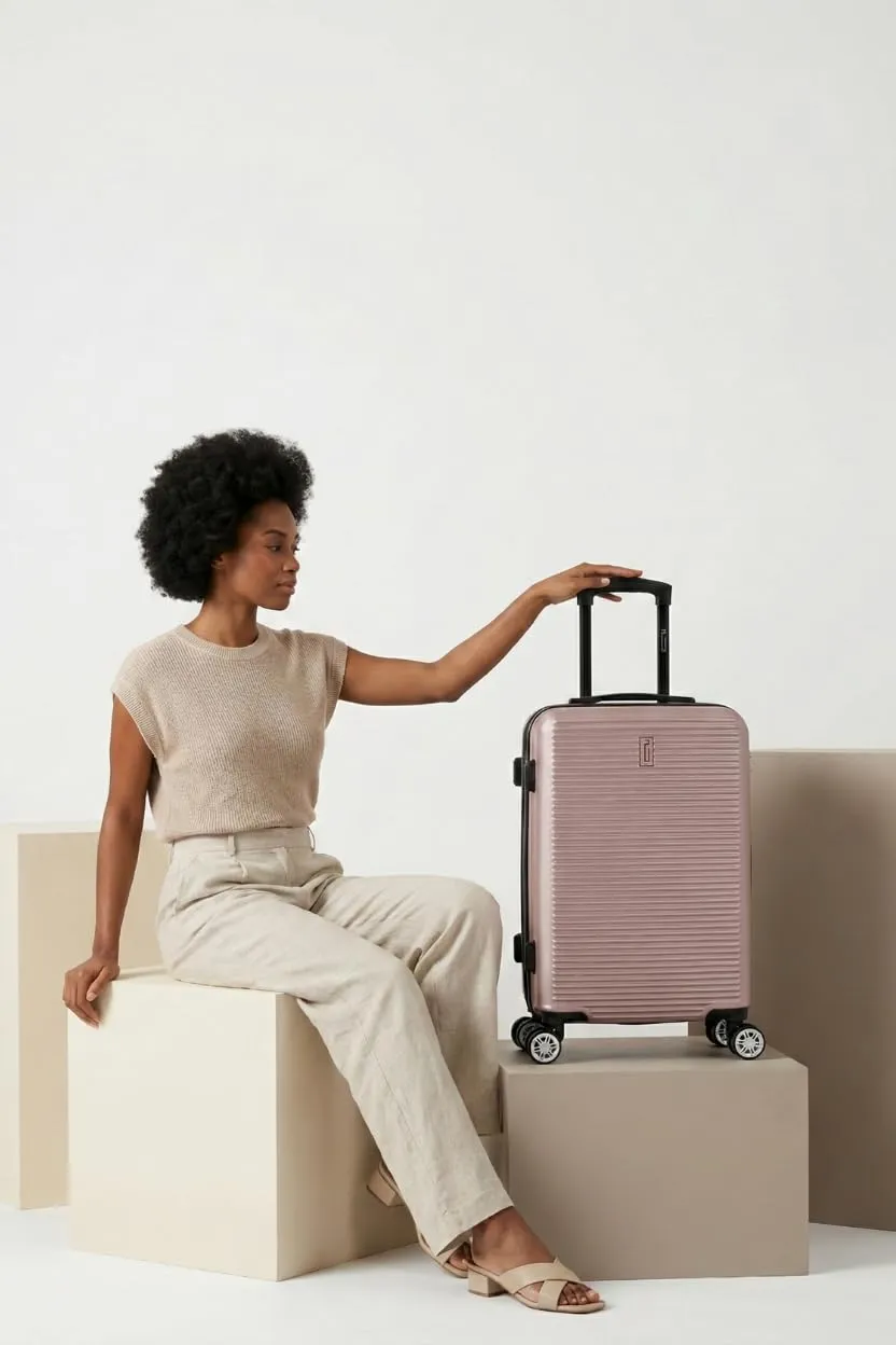 CELIMS Valigia Cabina 55 cm, Oro Rosa - immagine 9