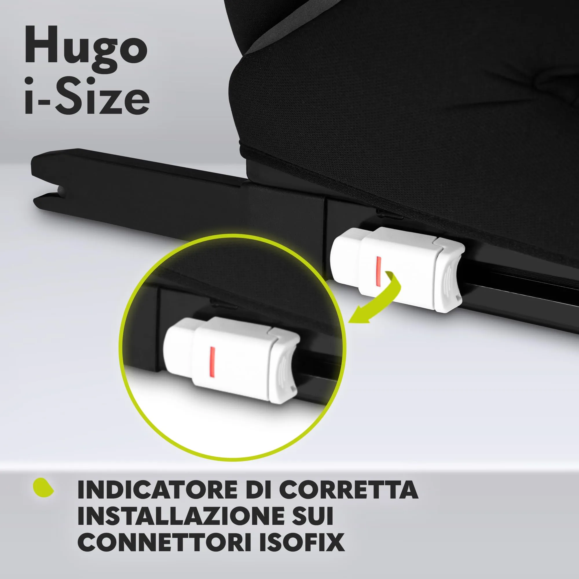 Lionelo Hugo i-Size Seggiolino Auto ISOFIX Gruppo 2-3 100-150cm - immagine 3