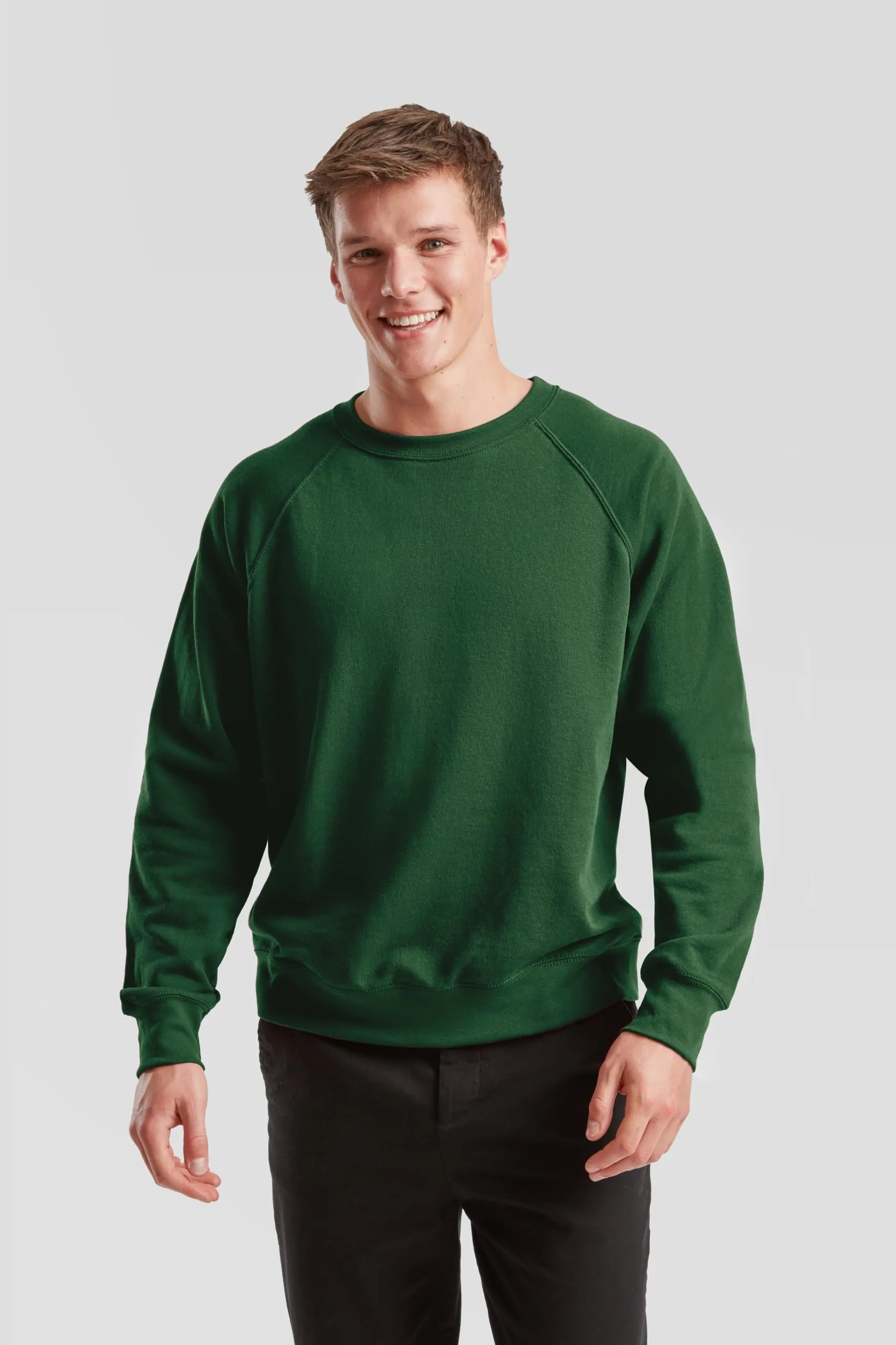 Fruit of the Loom Classic Felpa con cappuccio, XL, Verde Bottiglia - immagine 3