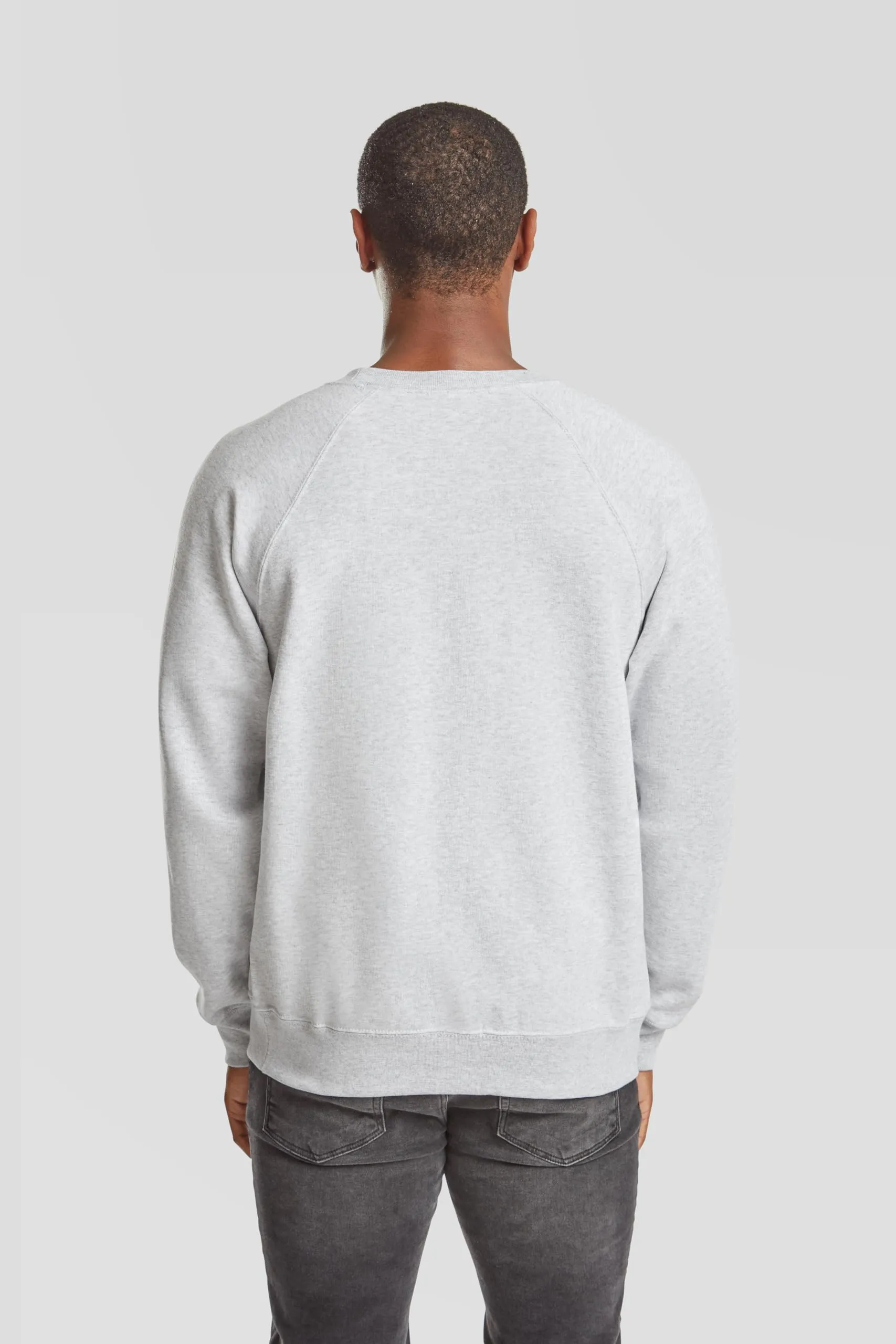 Fruit of the Loom Classic Felpa con cappuccio - Grigio Mélange, S - immagine 5
