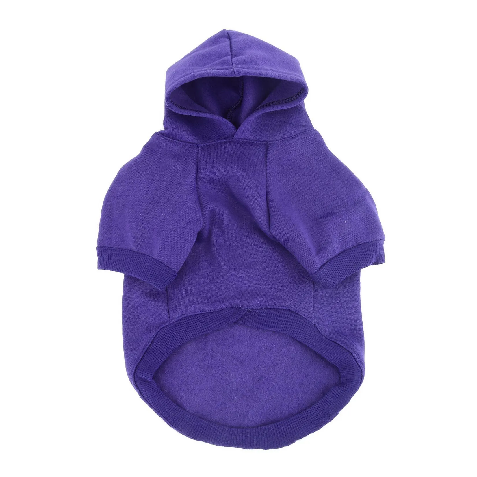 Zunea Felpa con Cappuccio per Cani, Foro per Pettorina, Stampa I Love My Mom, Viola, XS - immagine 4