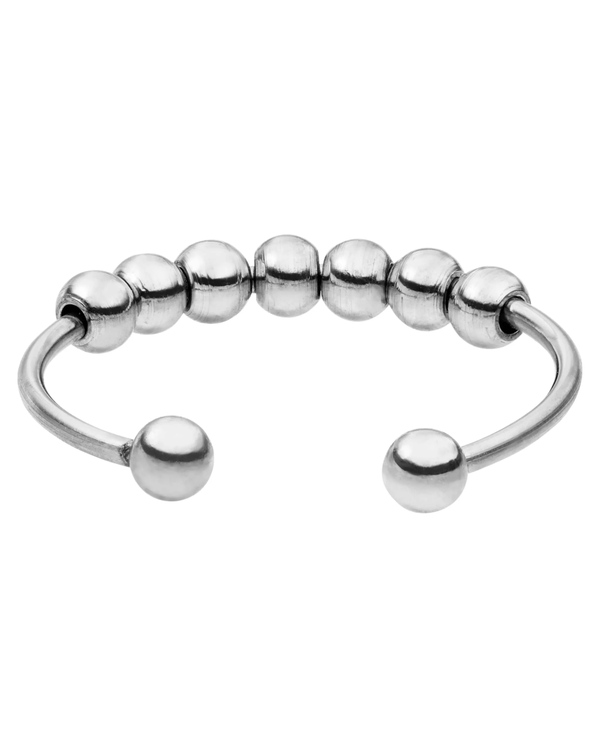 Purelei Antistress Anello Shade, Argento, Acciaio Inossidabile, Misura 50-60 - immagine 1