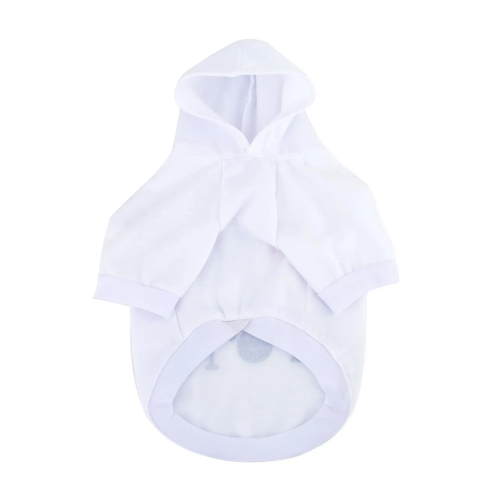 Zunea Felpa con Cappuccio per Cani di Piccola Taglia, I Love My Mom, Bianco, XS - immagine 4
