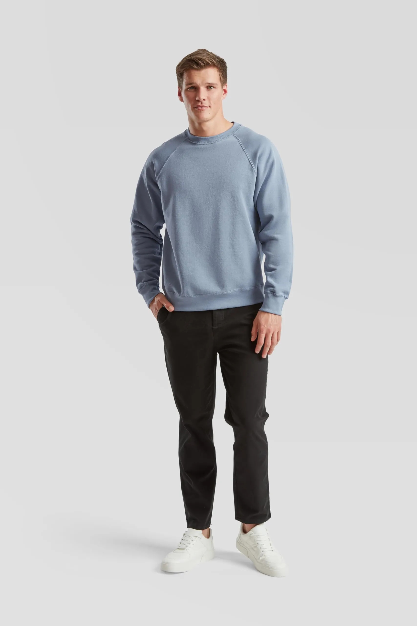 Fruit of the Loom Felpa Classica Maniche Raglan, L - immagine 2
