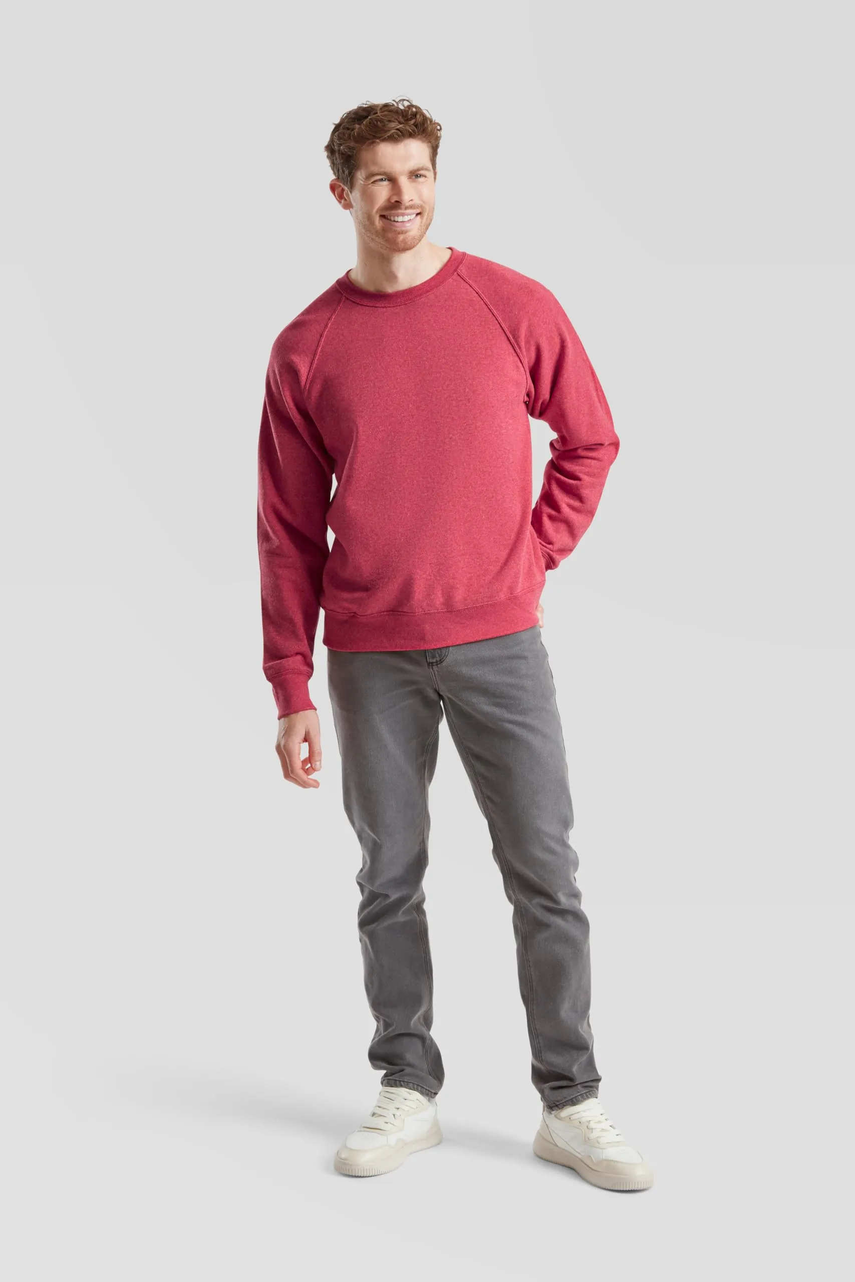 Fruit of the Loom Felpa Classica con Maniche Raglan, L - immagine 2