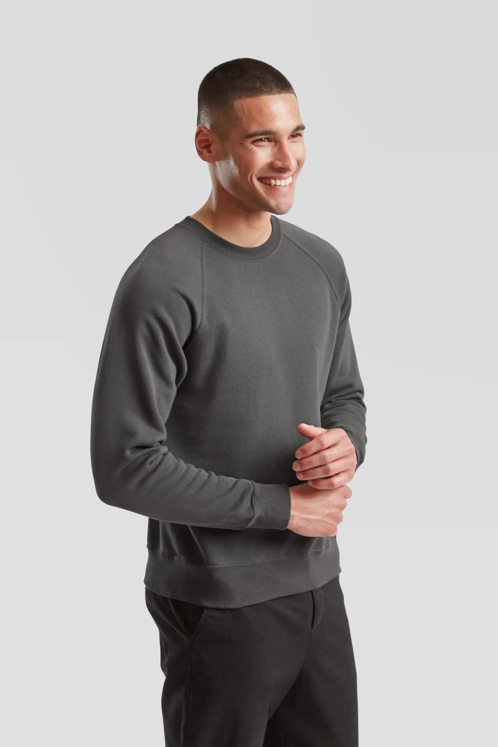 Fruit of the Loom Felpa classica con maniche raglan, M - immagine 4