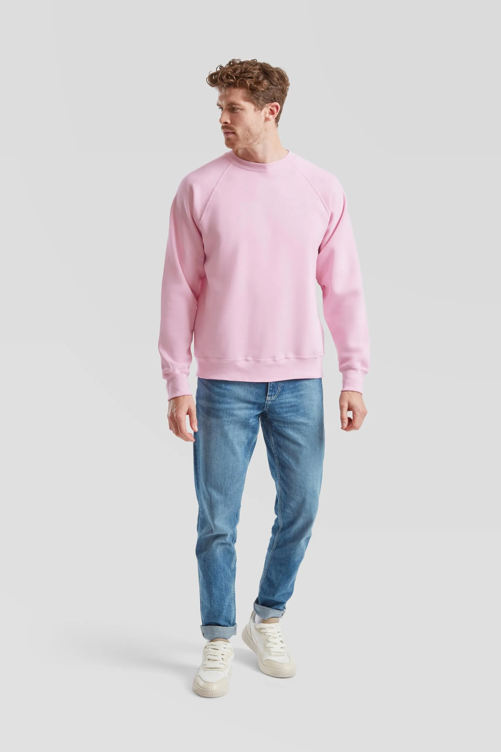 Fruit of the Loom Felpa Classica con Maniche Raglan, S - immagine 2