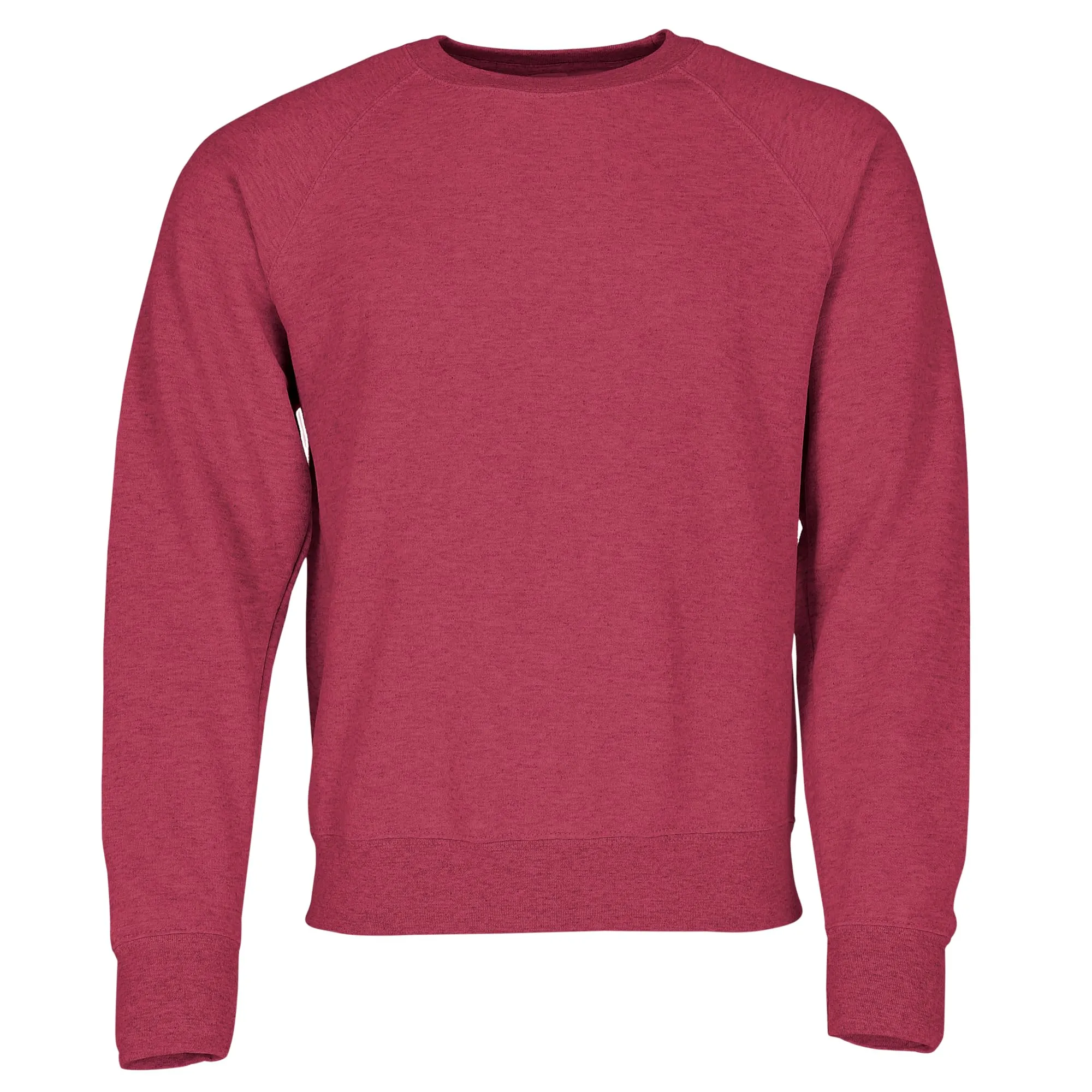 Fruit of the Loom Felpa classica con maniche raglan, Rosso erica, XXL - immagine 1