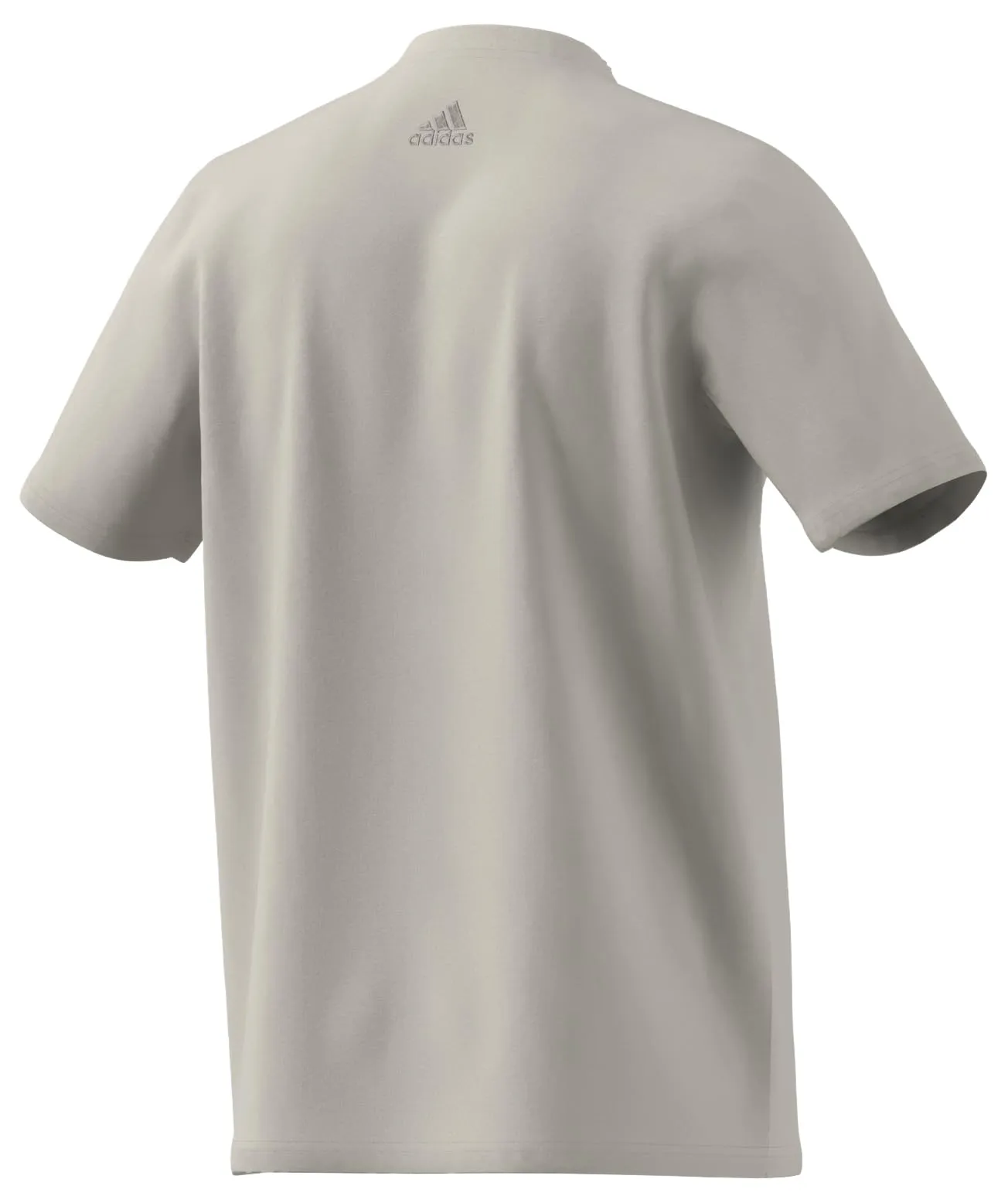 adidas Uomo Essentials Single Jersey Big Logo Tee, Alumina/Grey Four, L - immagine 3