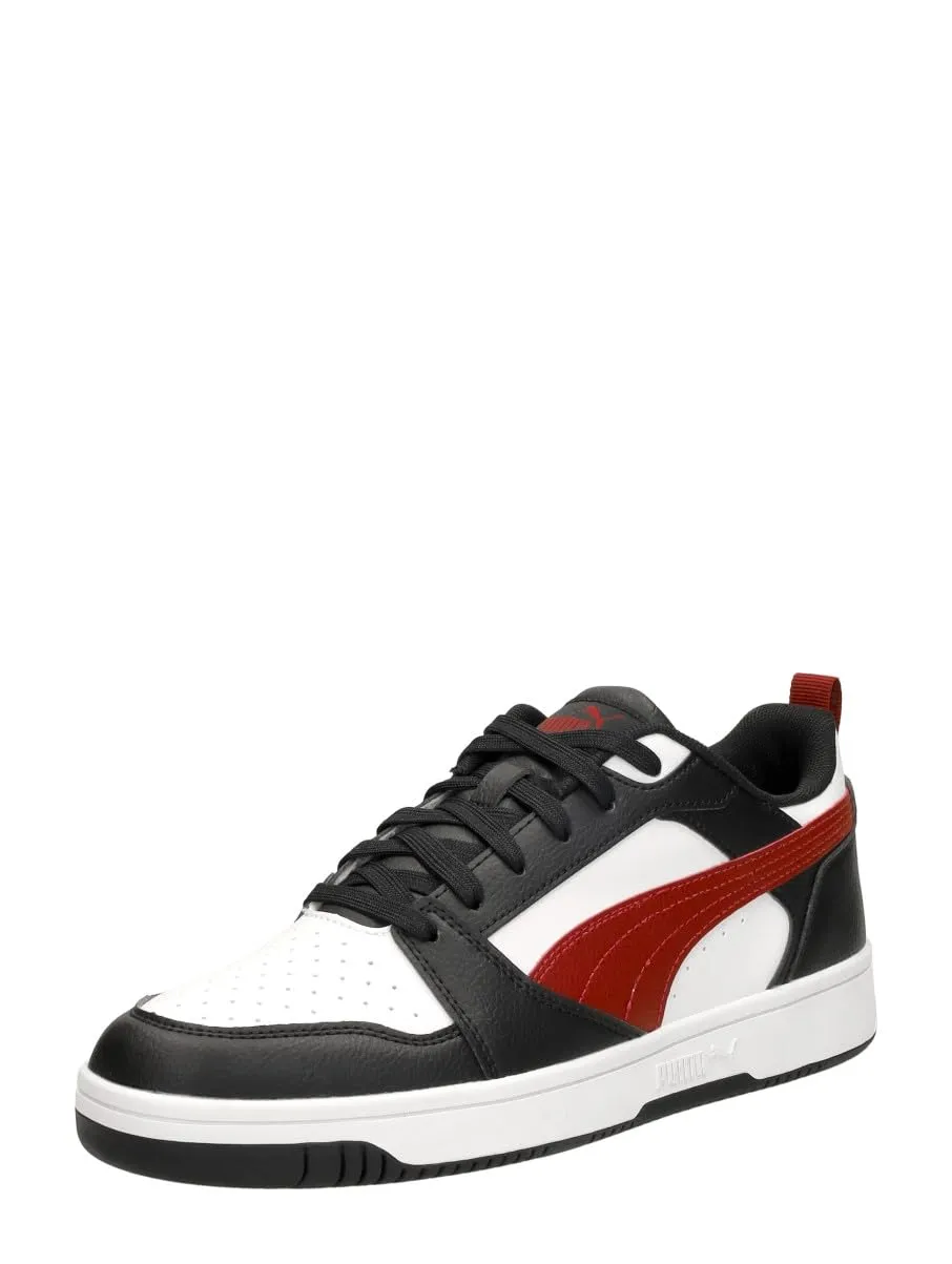 PUMA Rebound V6 Low Sneakers, White Intense Red Black, 44 EU - immagine 4