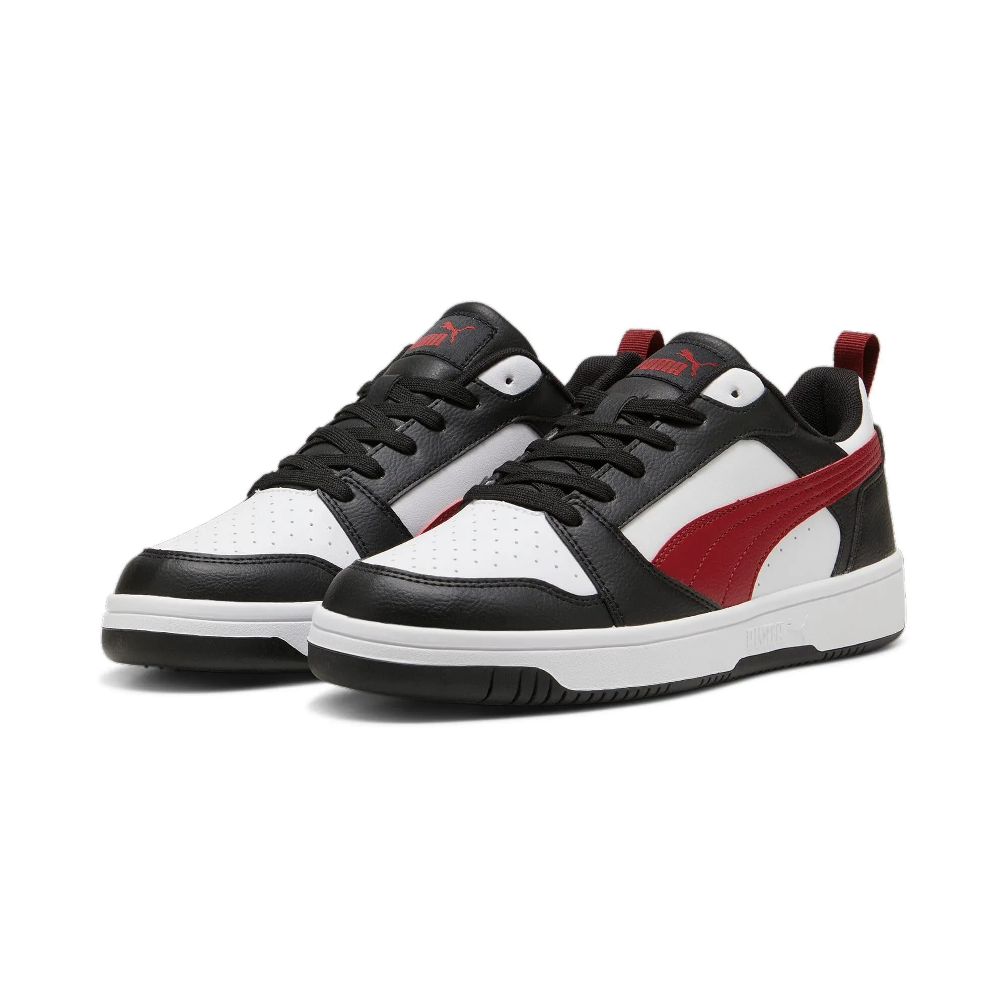 PUMA Rebound V6 Low Sneakers, White Intense Red Black, 44 EU - immagine 9