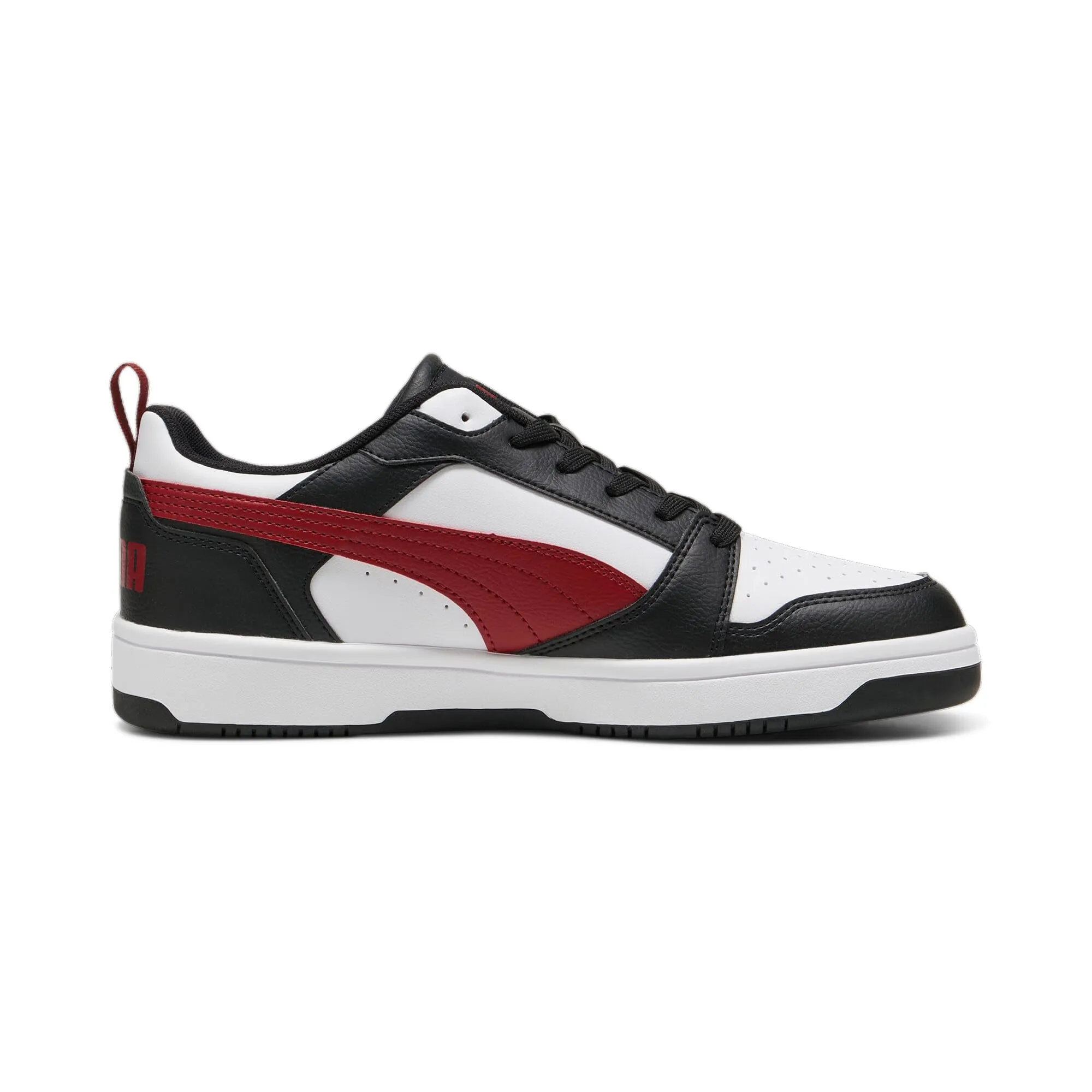 PUMA Rebound V6 Low Sneaker Unisex Adulto, White Intense Red Black, 45 EU - immagine 6