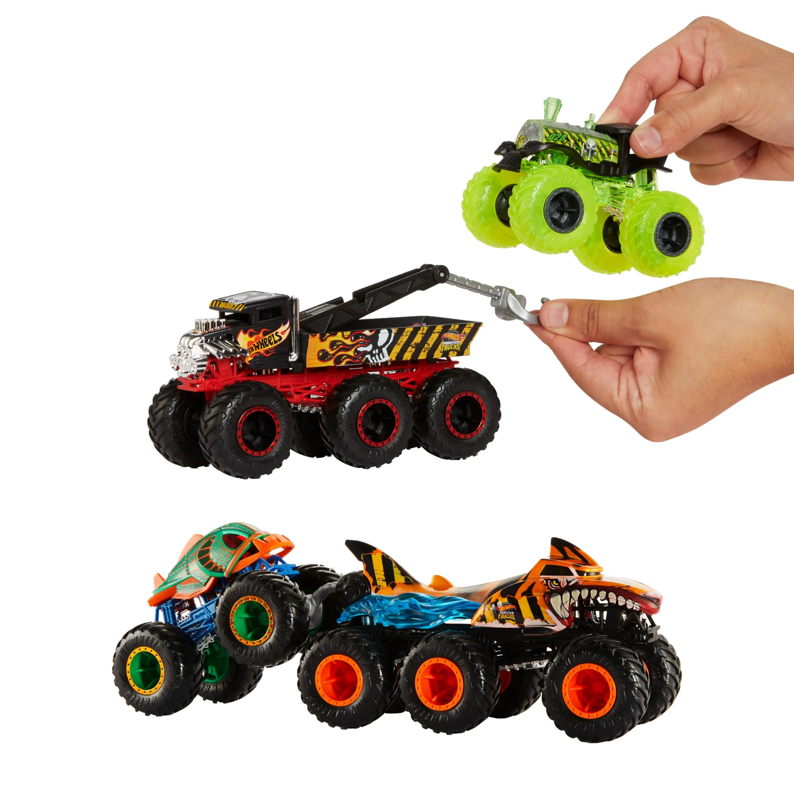 Hot Wheels Monster Trucks Grandi Tir, Camion Die-Cast 1:64 HWN86 - immagine 7