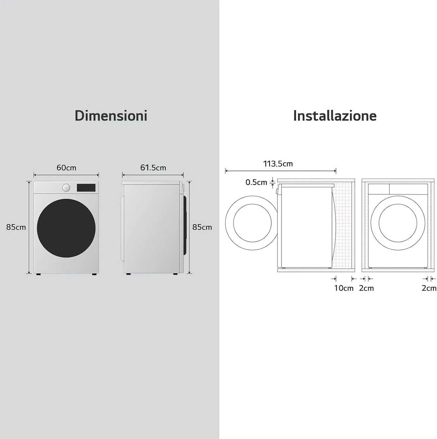 LG F4R3013NSWB Lavatrice AI DD Serie R3 13kg 1400 giri Bianca - immagine 3