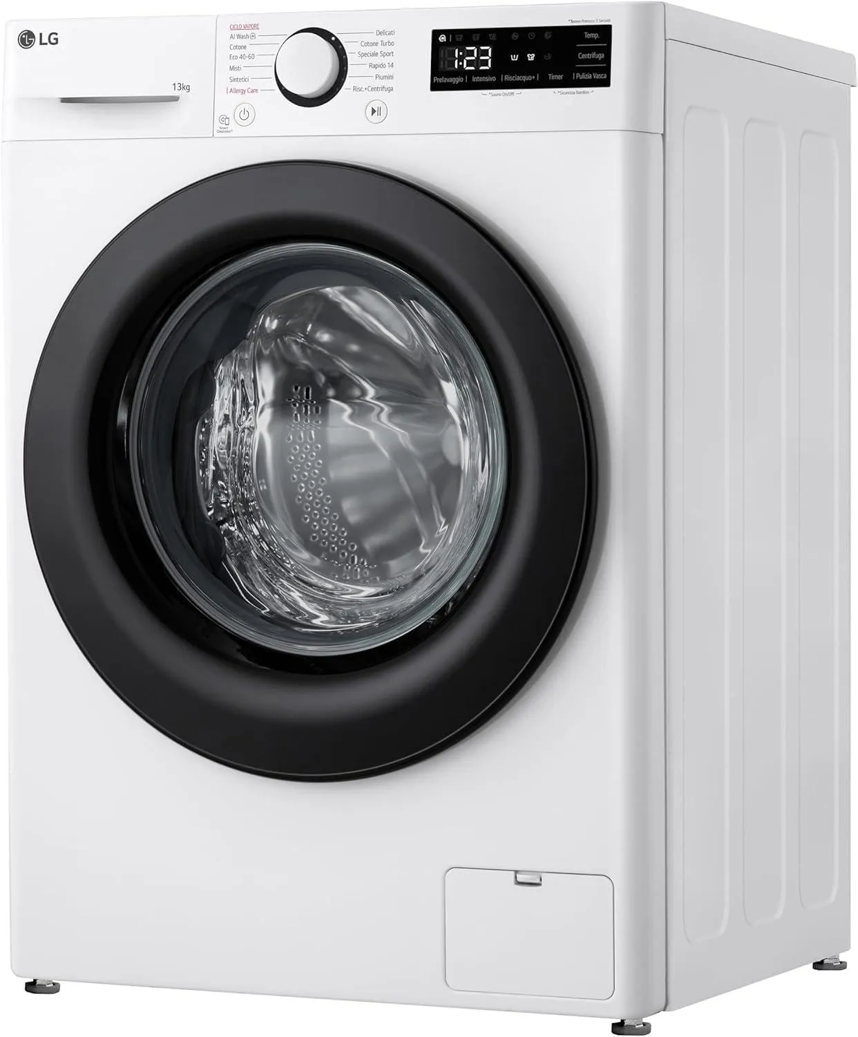 LG F4R3013NSWB Lavatrice AI DD Serie R3 13kg 1400 giri Bianca - immagine 9