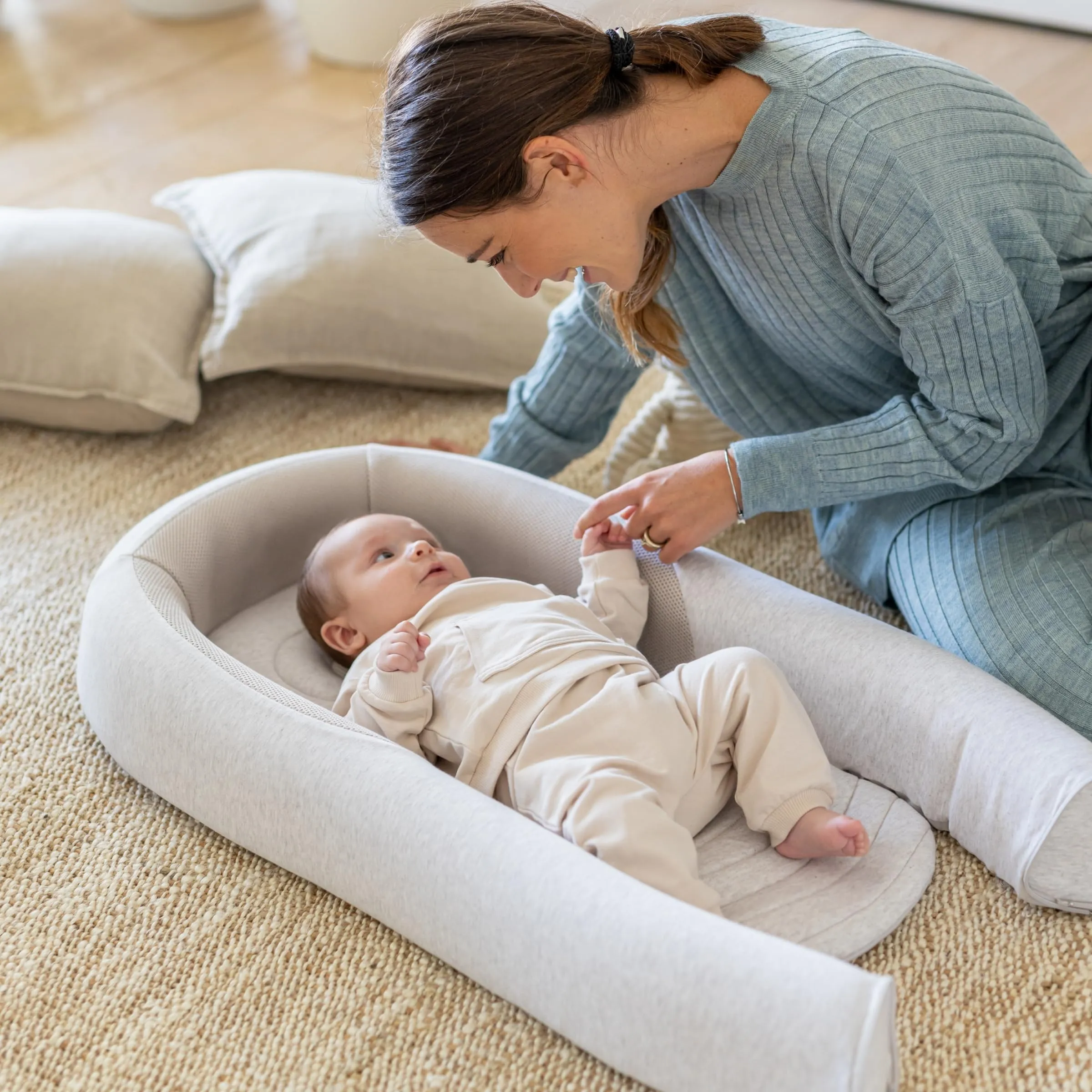 Inglesina Welcome Pod Baby Nest Ergonomico 0-8 Mesi, Riduttore Lettino in Bambù e Cotone, Delicate Pink - immagine 5