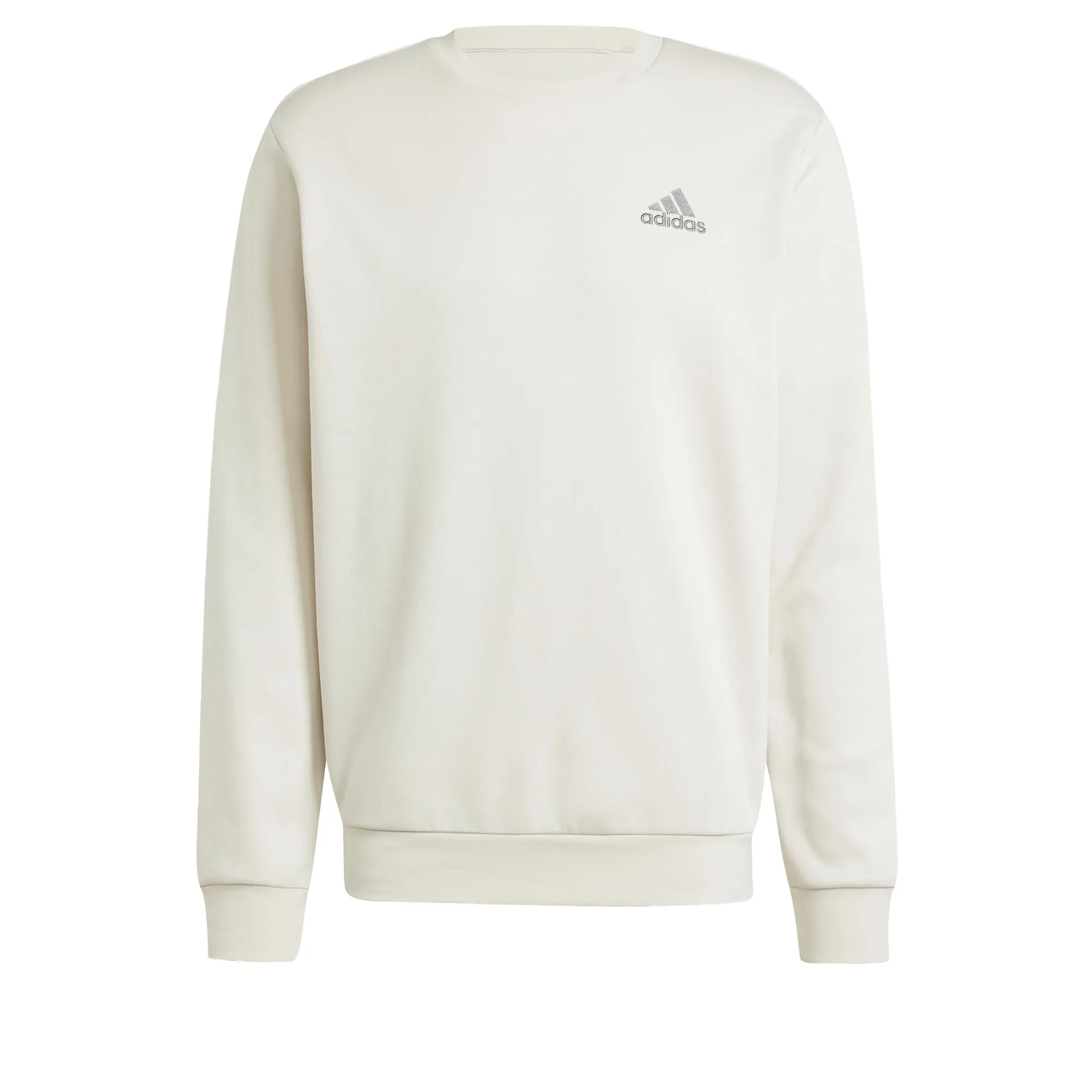 adidas Essentials Fleece Felpa da Tuta da Uomo, Alluminio, S - immagine 1