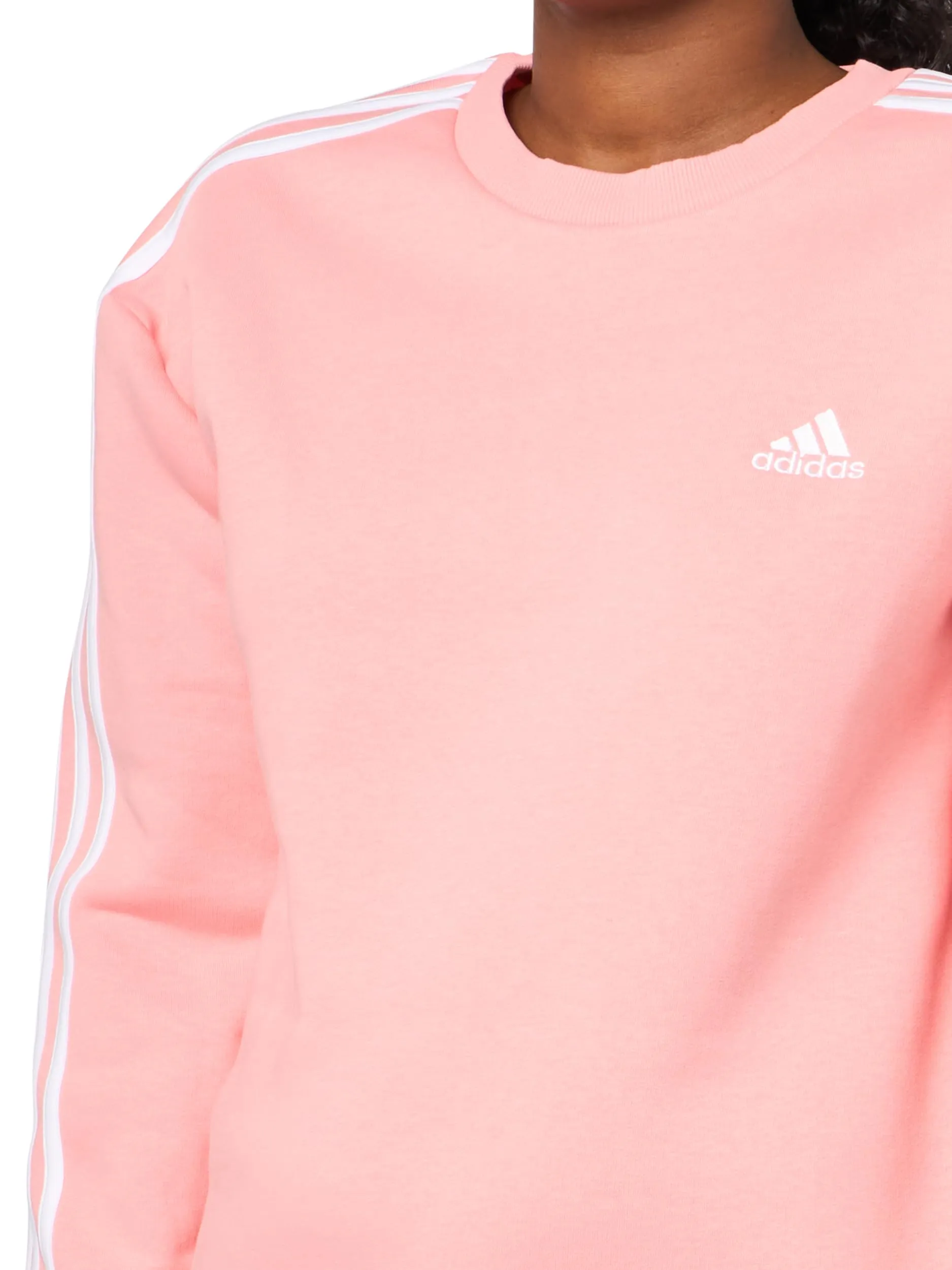 Adidas Felpa da donna Essentials in pile con 3 strisce, S - immagine 3