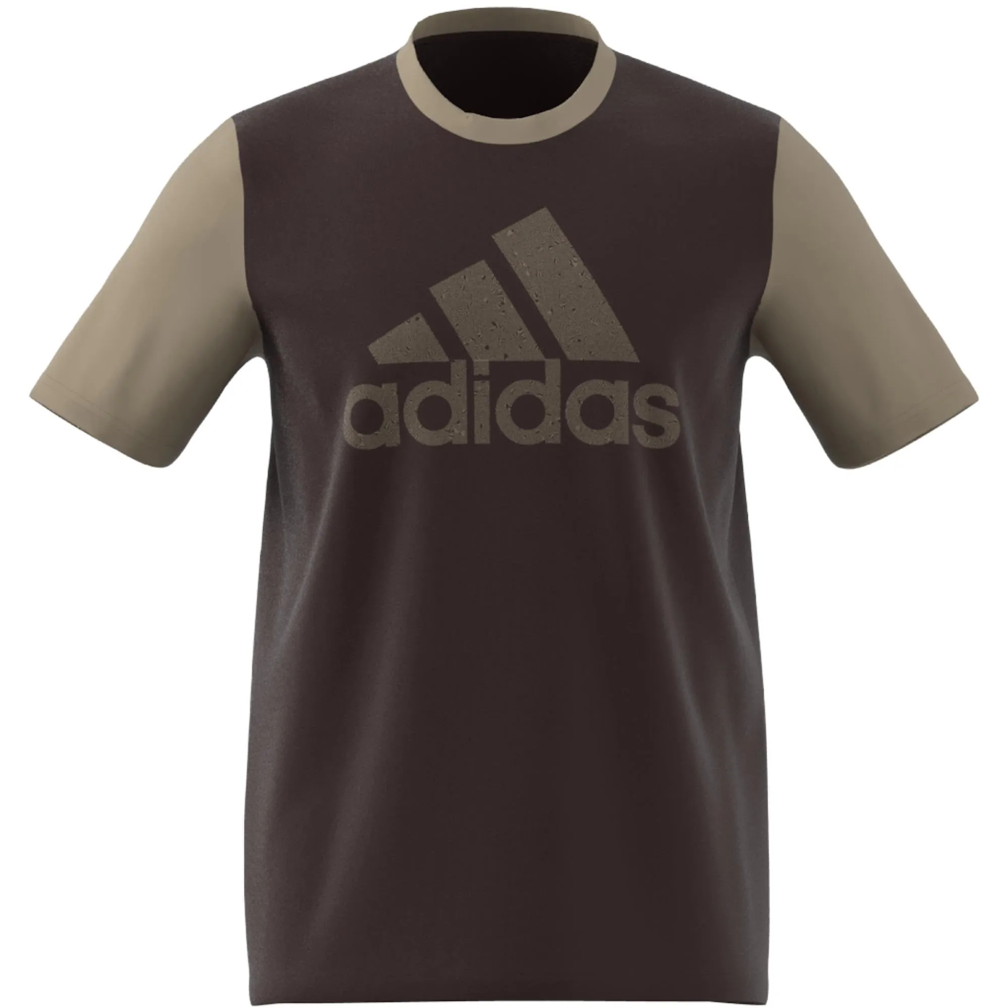 adidas Uomo M BL SJ T, Marrone Ombra/Blanch Cargo, S - immagine 9