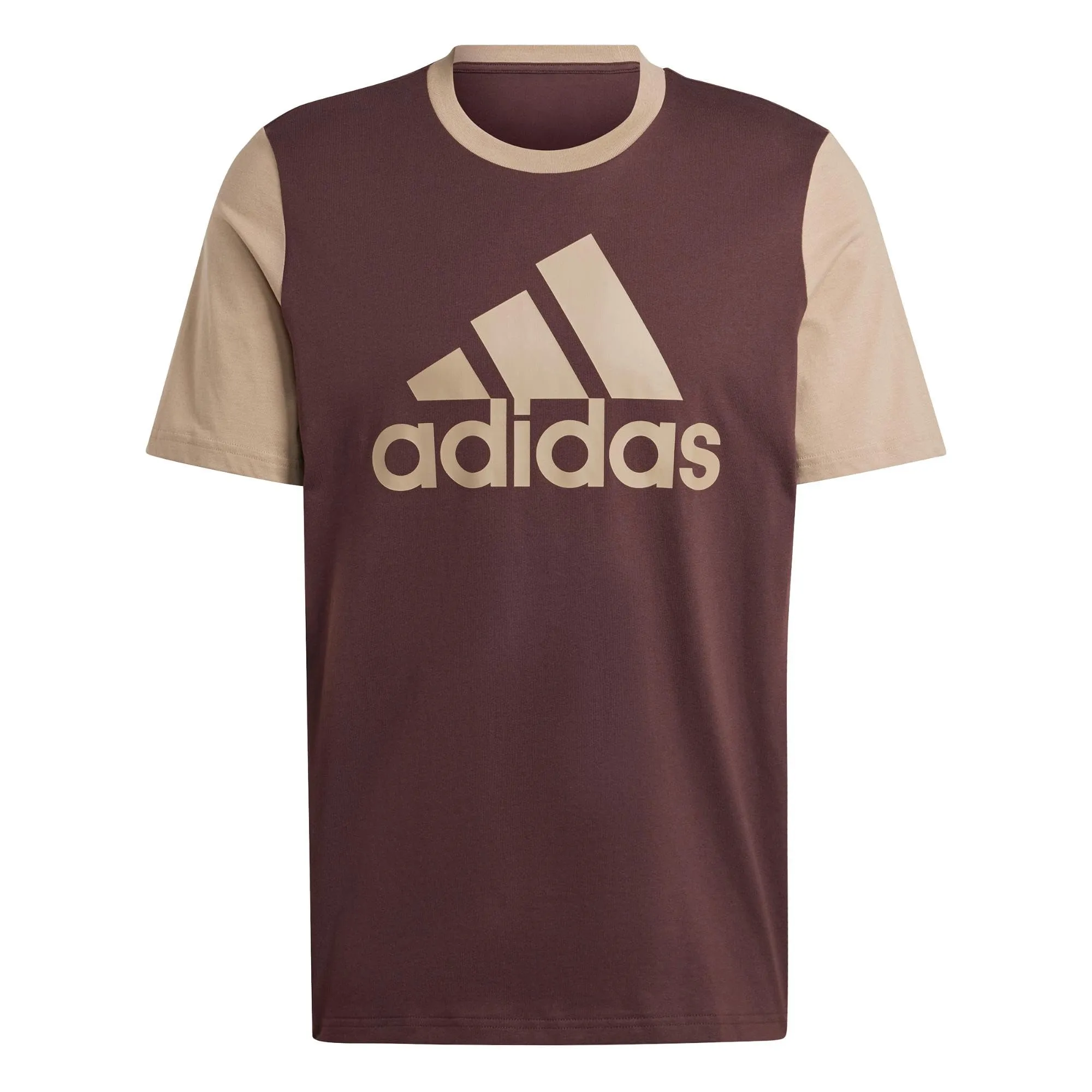 adidas M BL SJ T, Marrone Ombra/Blanch Cargo, L Tall - immagine 1