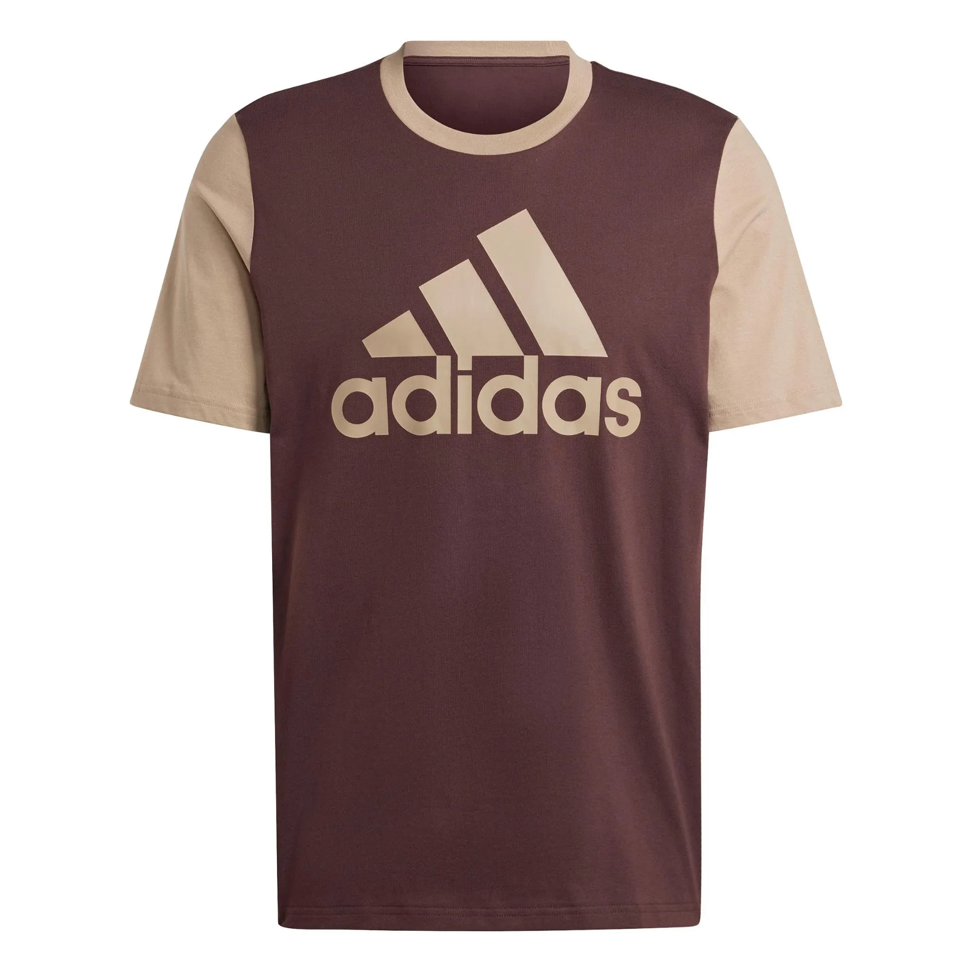 adidas M BL SJ T, Marrone Ombra/Blanch Cargo, L Tall - immagine 3