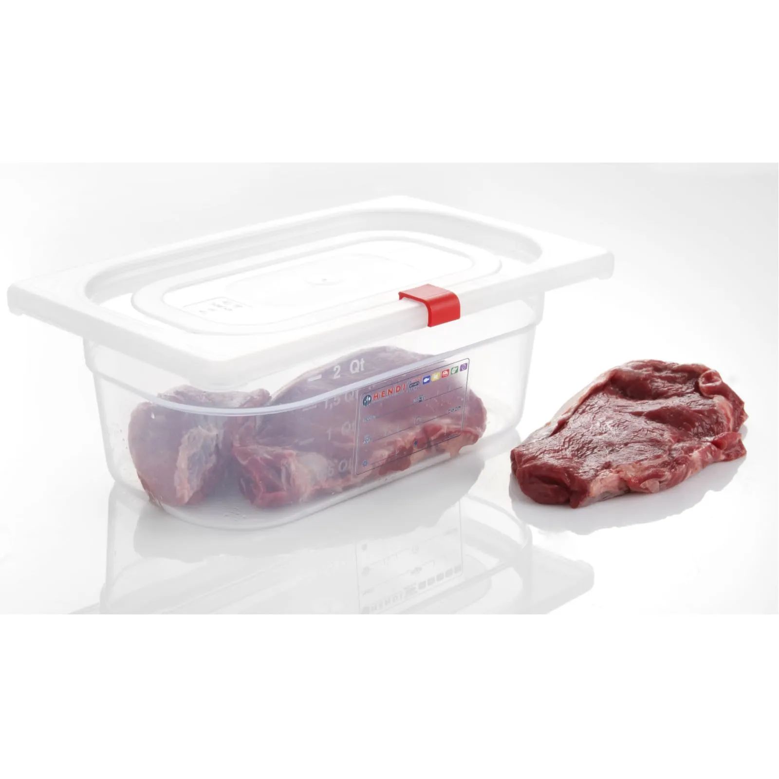 HENDI 880470 Contenitori a Tenuta d'Aria Gastronorm 1/6 - immagine 3