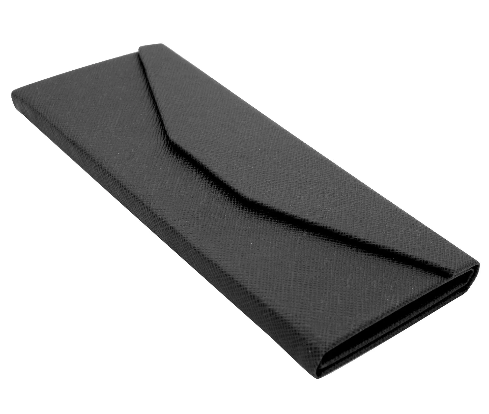 TBOC Custodia Pieghevole Rigida Triangolare per Occhiali da Sole e da Vista con Chiusura Magnetica, Nero - immagine 3
