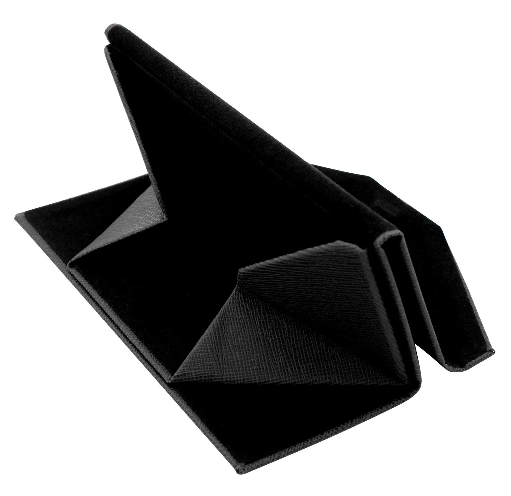 TBOC Custodia Pieghevole Rigida Triangolare per Occhiali da Sole e da Vista con Chiusura Magnetica, Nero - immagine 4