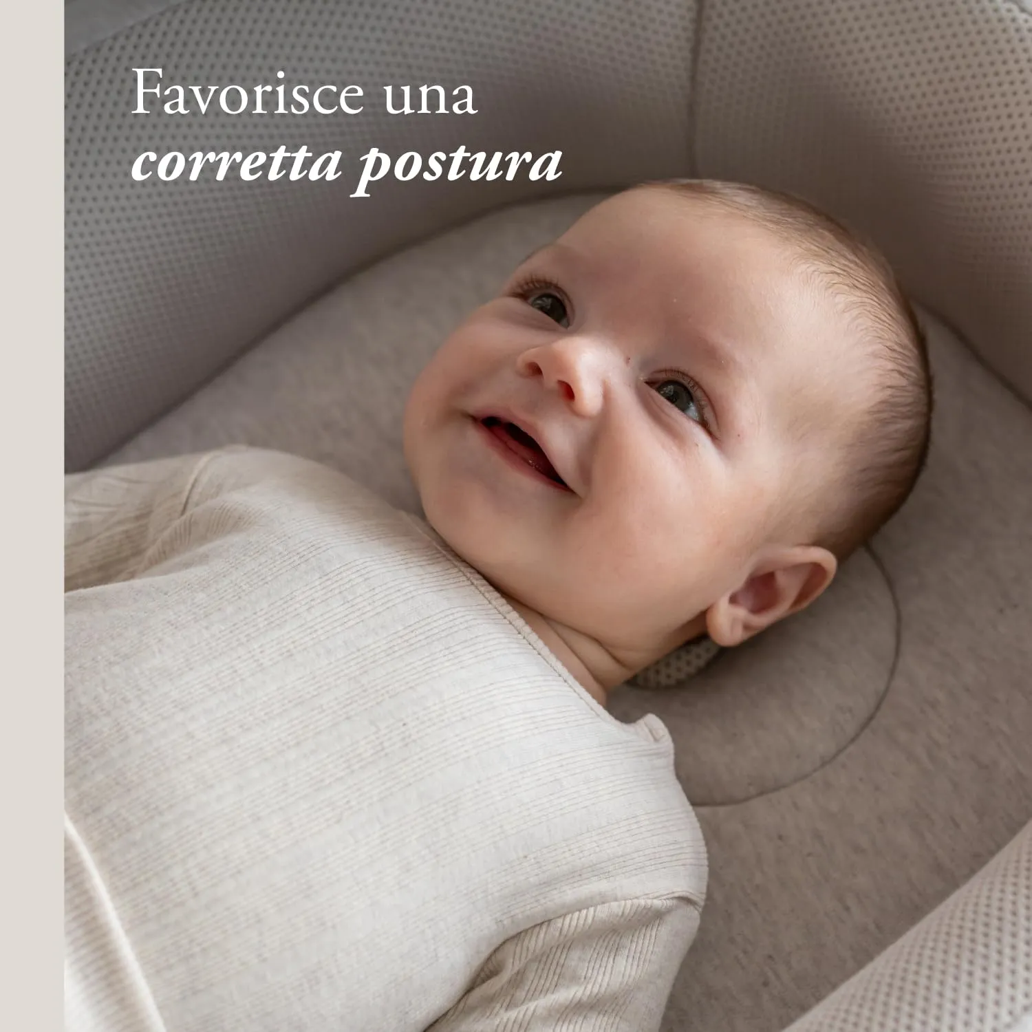 Inglesina Welcome Pod Baby Nest Ergonomico 0-8 Mesi, Riduttore Lettino in Bambù e Cotone, Sfoderabile e Lavabile - immagine 3