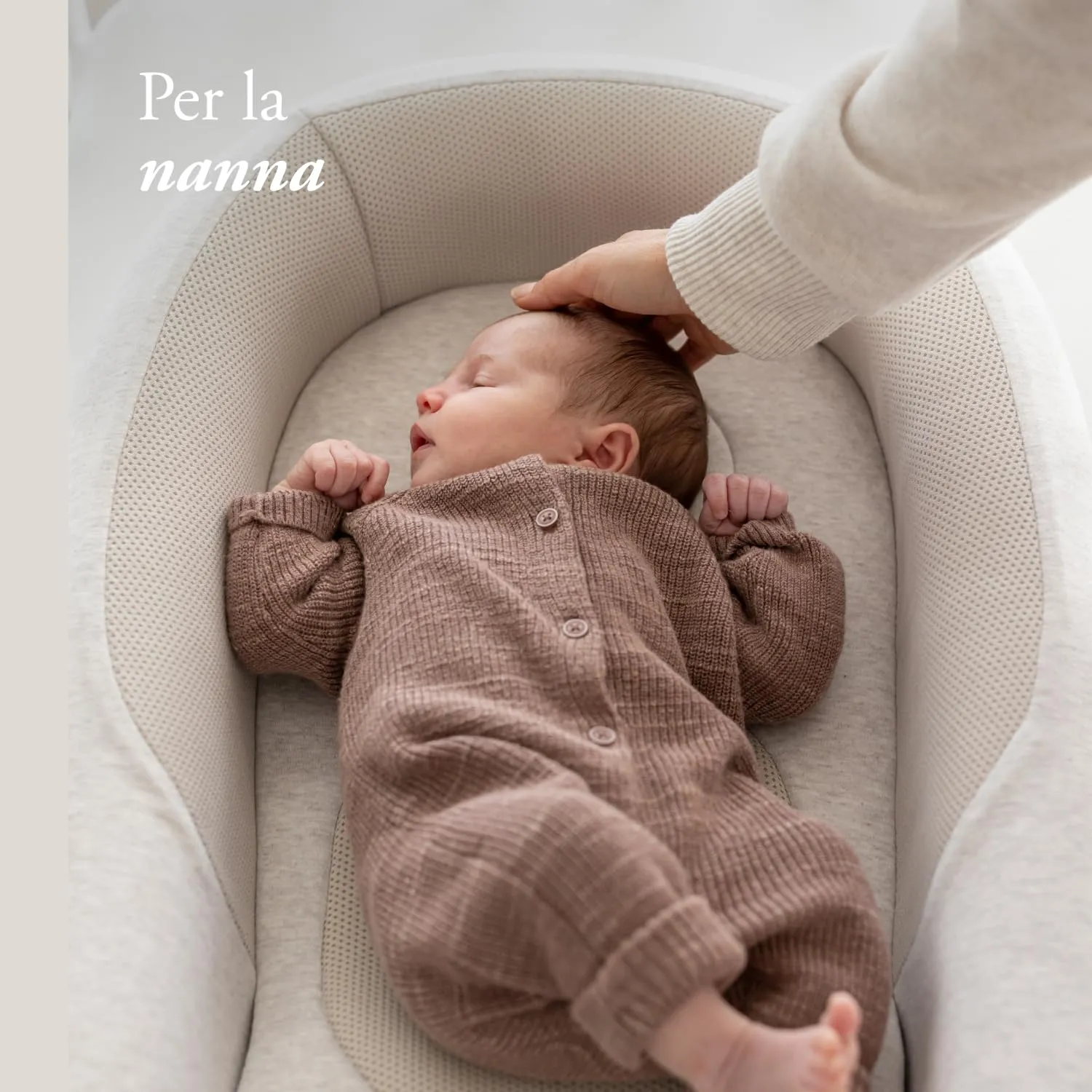 Inglesina Welcome Pod Baby Nest Ergonomico 0-8 Mesi, Riduttore Lettino in Bambù e Cotone, Sfoderabile e Lavabile - immagine 5
