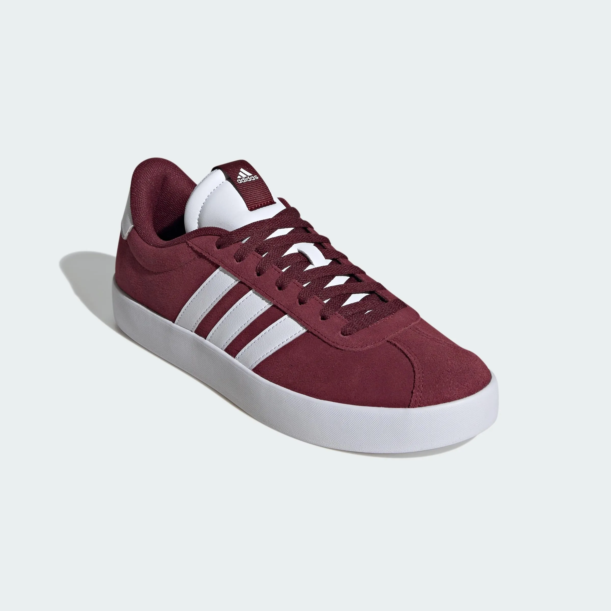 adidas VL Court 3.0 Uomo, Rosso Ombra Bianco Rosso Ombra, 36 EU - immagine 6