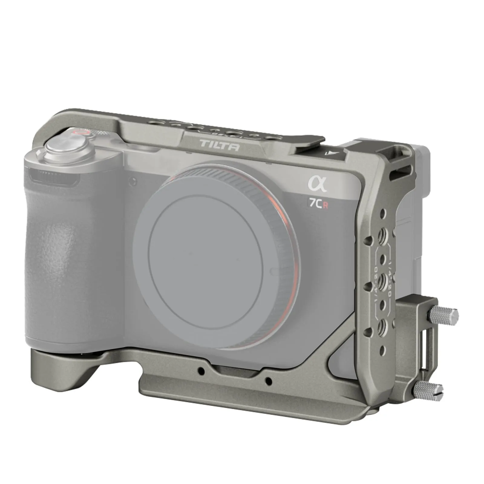Tilta Full Camera Cage for Sony a7C II and a7C with HDMI Cable Clamp - Titanium Grey TA-T60-FCC-TG - immagine 1