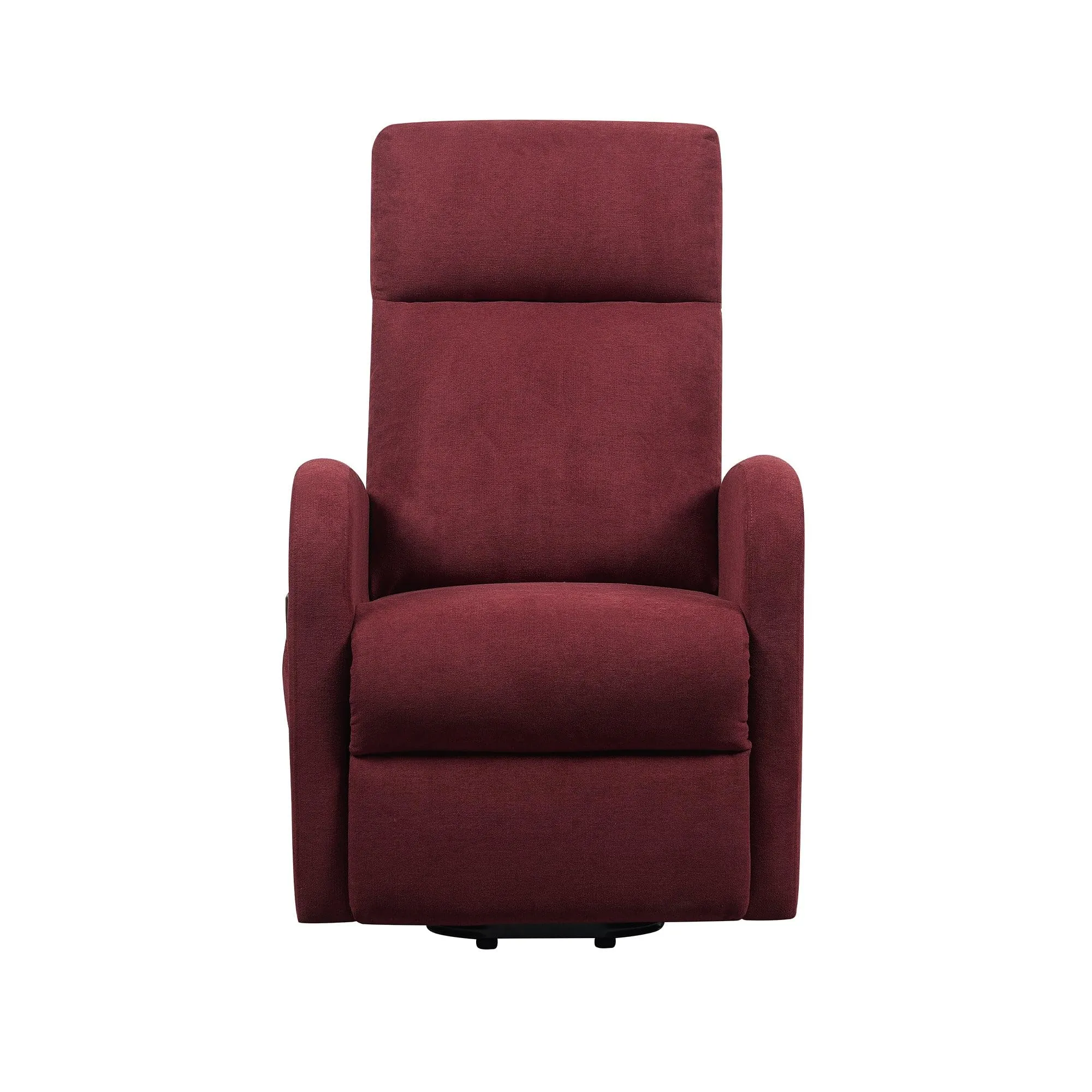 Poltrone Italia Chanel1 Poltrona Alzapersona Relax Reclinazione Elettrica Microfibra Antimacchia Bordeaux - immagine 7