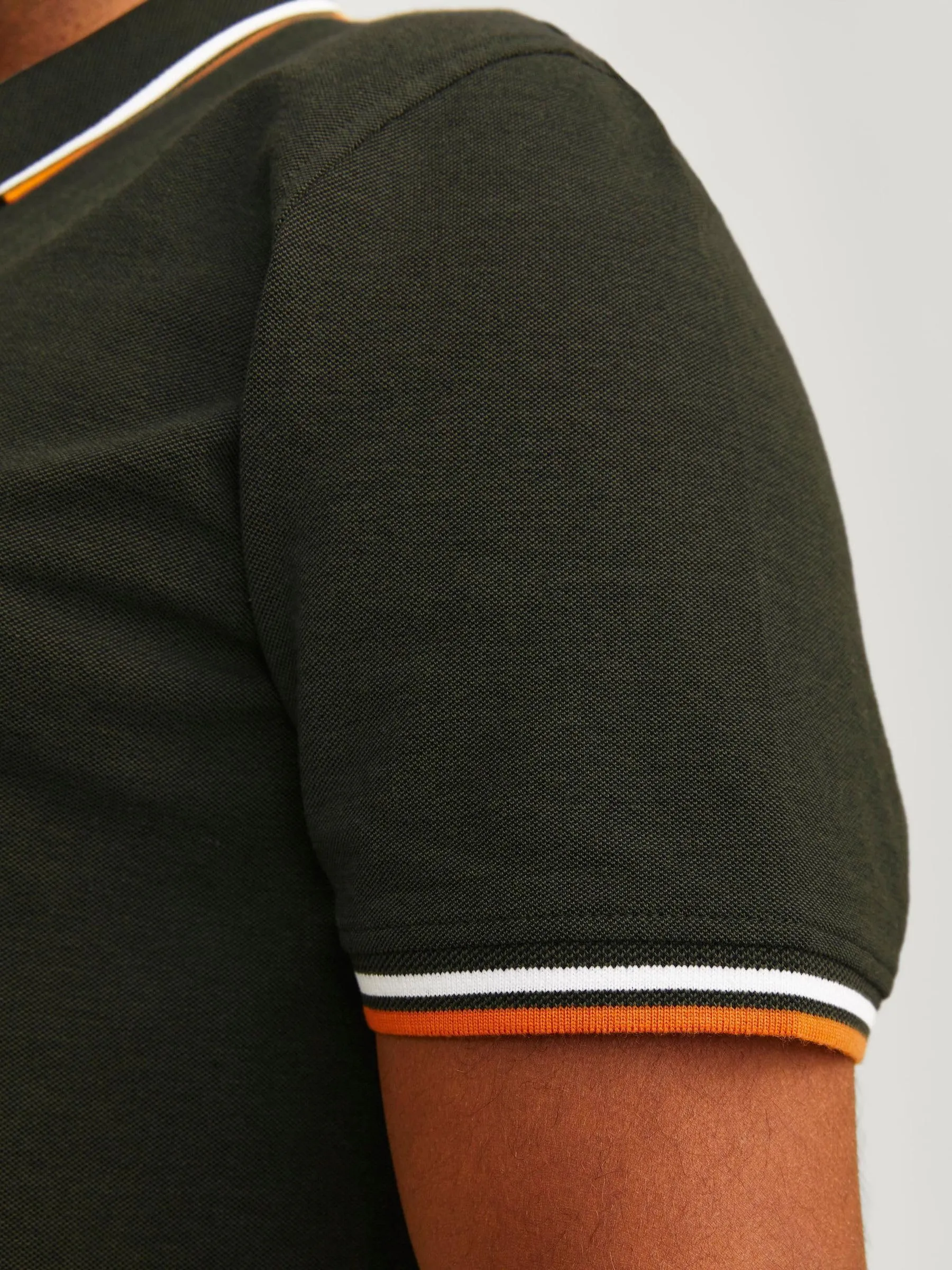 Jack & Jones Polo Uomo, Verde Combo, 5XL - immagine 5