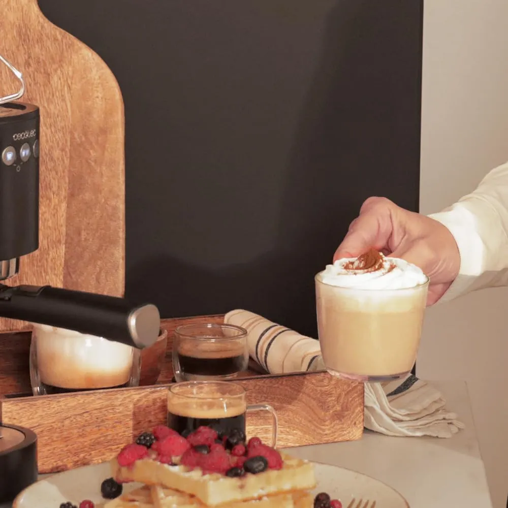Cecotec Cafelizzia Fast Macchina da Caffè Espresso, 1350 W, 20 bar, Thermoblock, Vaporizzatore Orientabile, Nero - immagine 4