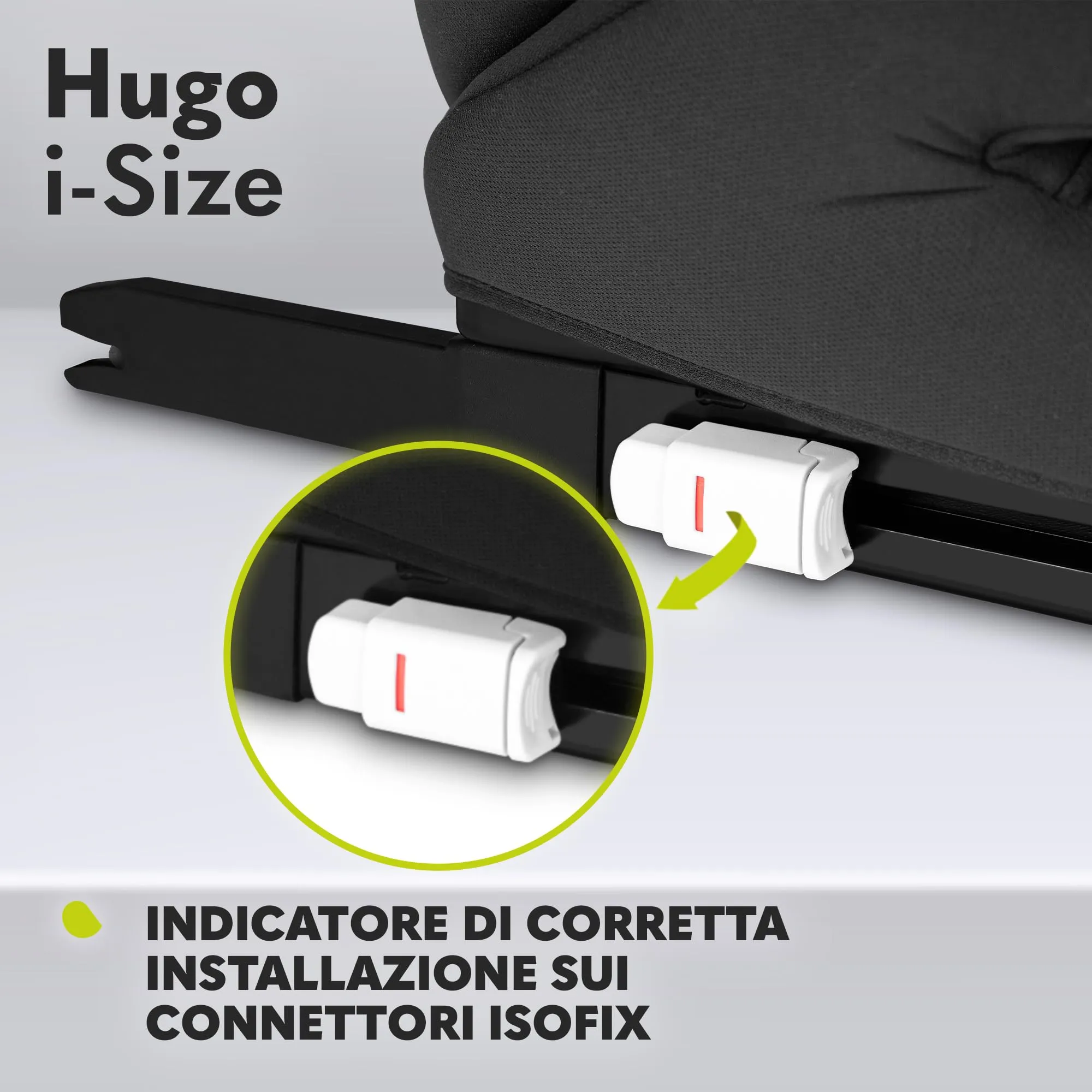 Lionelo Hugo i-Size Seggiolino Auto ISOFIX Gruppo 2-3 100-150cm - immagine 3