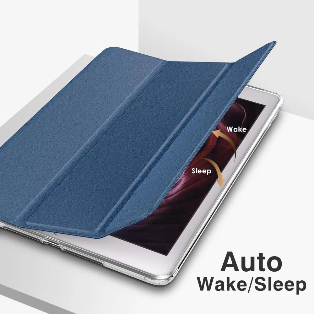 MoKo Cover per iPad 9a/8a/7a Gen 10,2" 2021/2020/2019, Grigio Blu - immagine 7