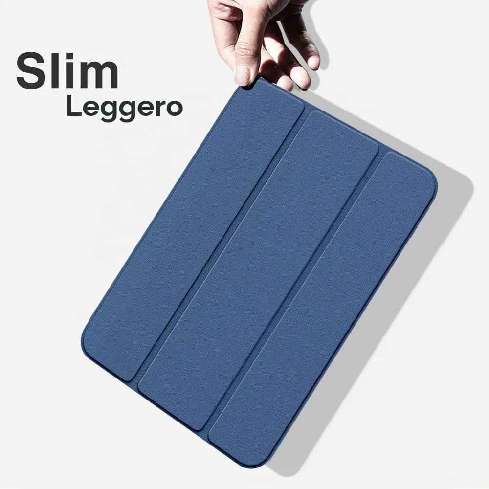 MoKo Cover per iPad 9a/8a/7a Gen 10,2" 2021/2020/2019, Grigio Blu - immagine 8