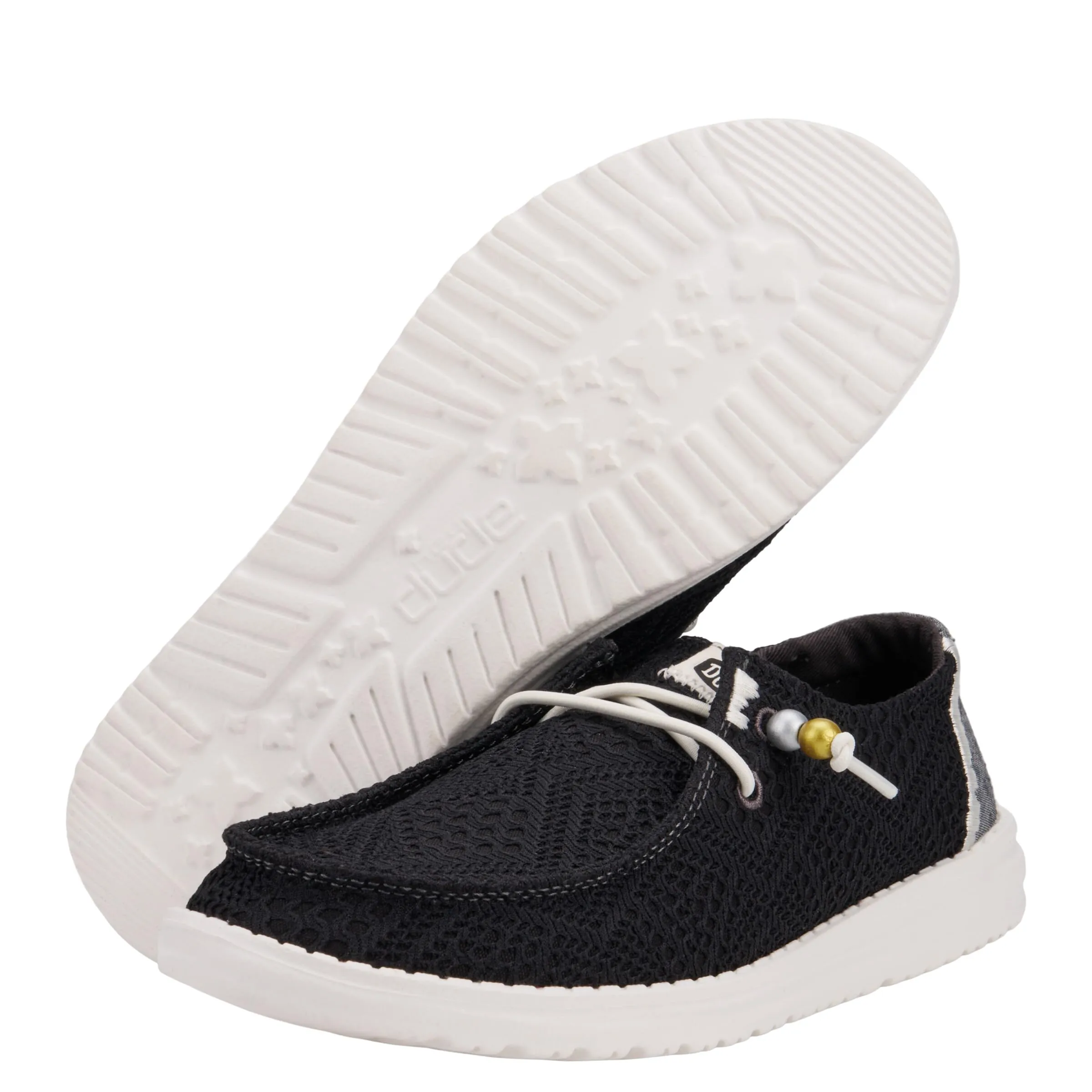 HEYDUDE Women Wendy Boho Crochet Black Casual Moccasin 36 EU - immagine 4