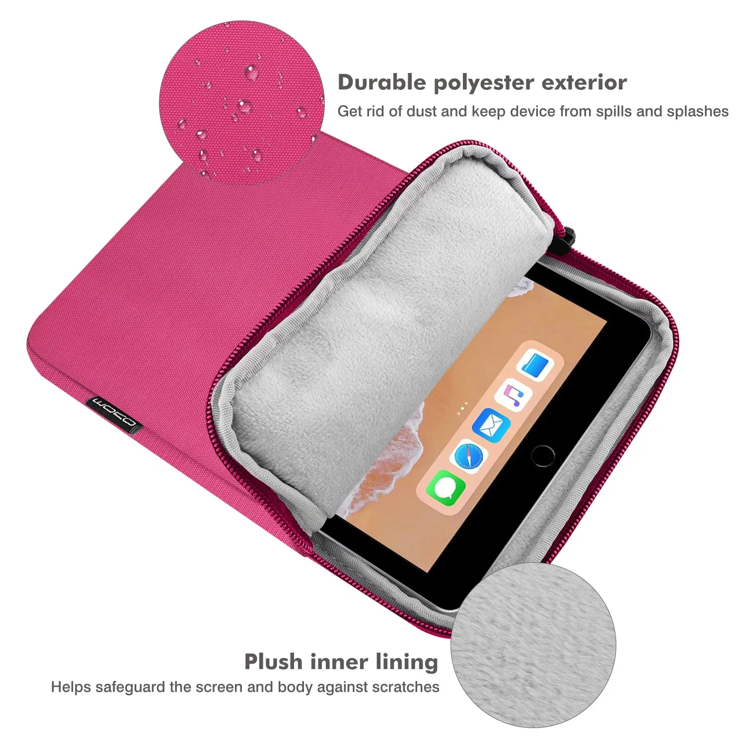 MoKo Borsa Sleeve per Tablet 9-11 Pollici, Sottile - immagine 3