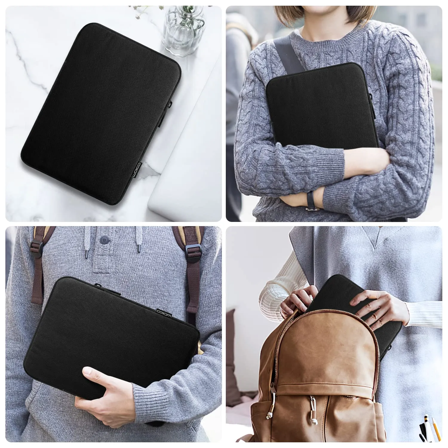 MoKo Borsa Sleeve per Tablet 9-11 Pollici, Sottile - immagine 8
