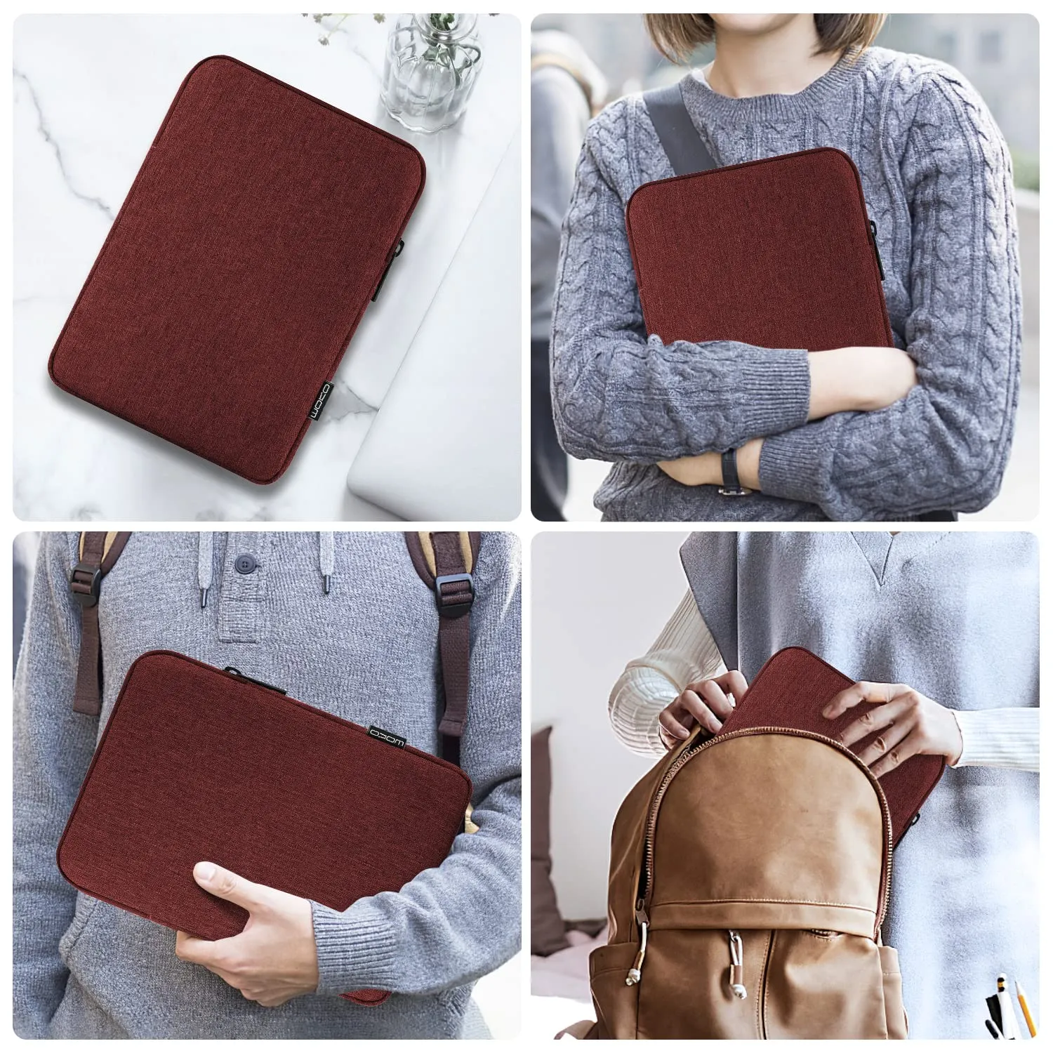 MoKo Borsa Sleeve per Tablet 9-11 Pollici, Sottile - immagine 8