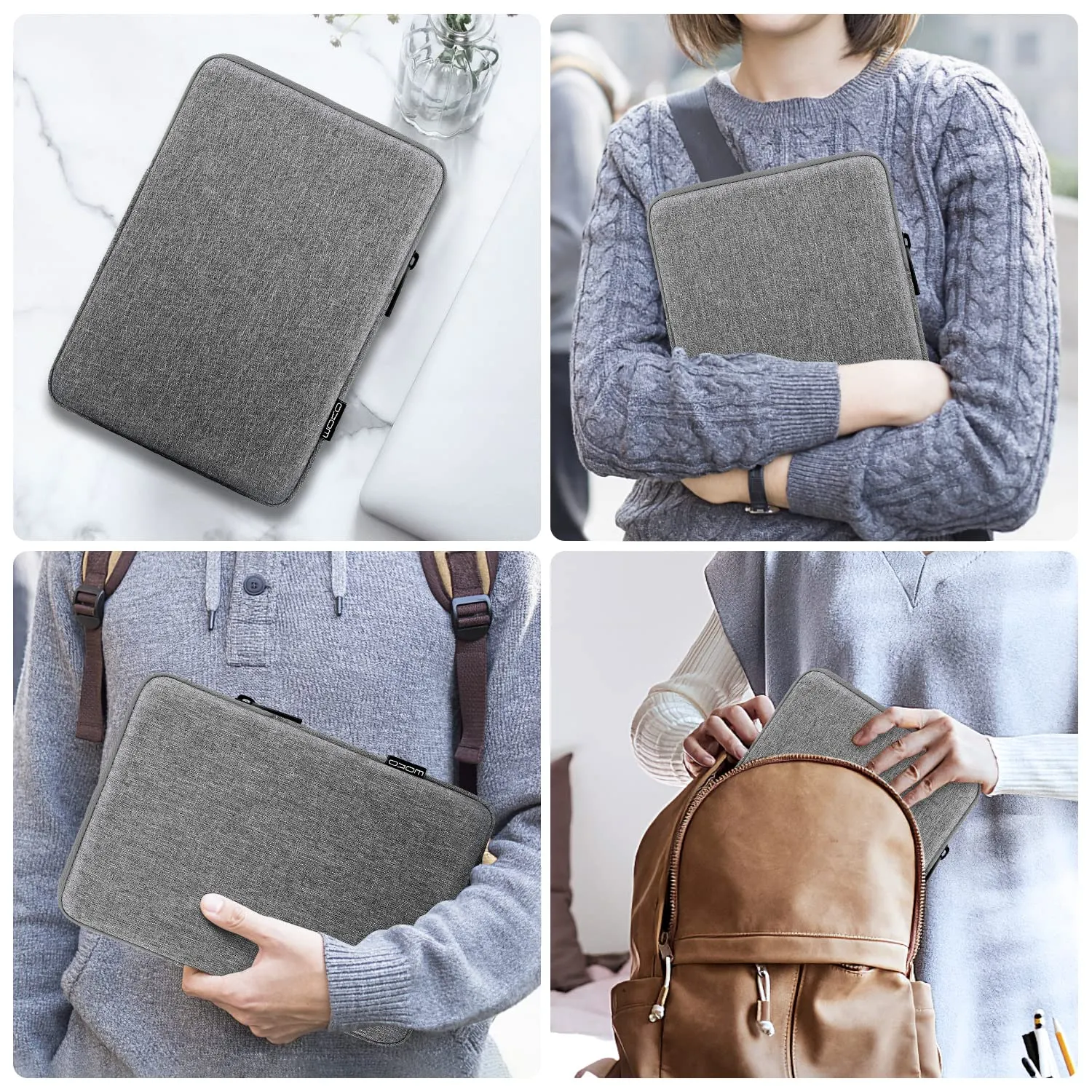 MoKo Borsa per tablet 13 pollici con tasca accessori - immagine 8