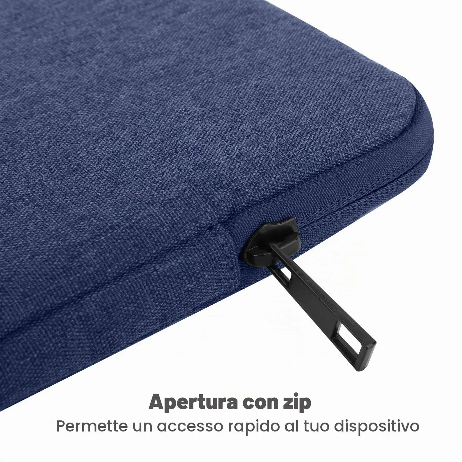 MoKo Borsa Sleeve per Tablet 13 Pollici con Cerniera - immagine 5