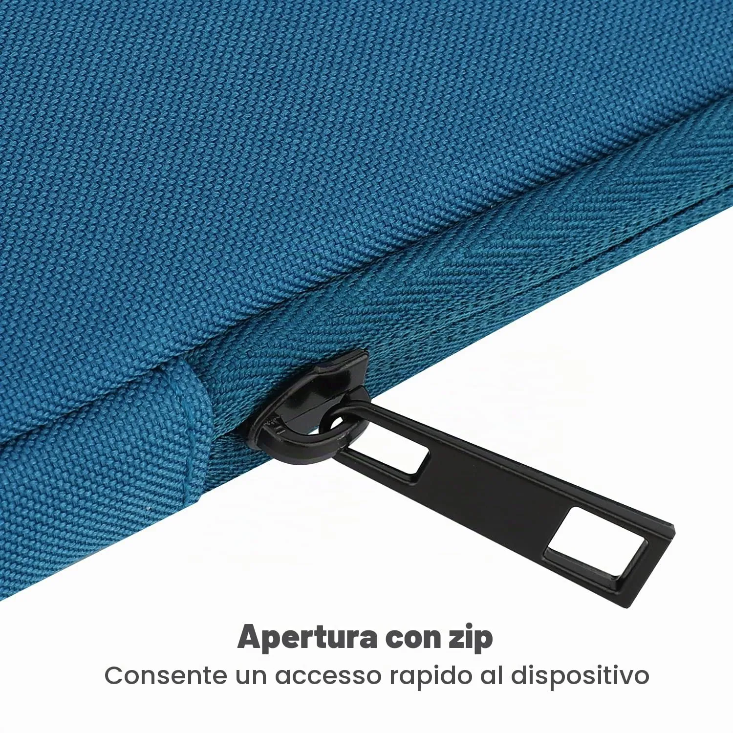 MoKo Borsa Sleeve per Tablet 7-8 Pollici con Cerniera - immagine 5