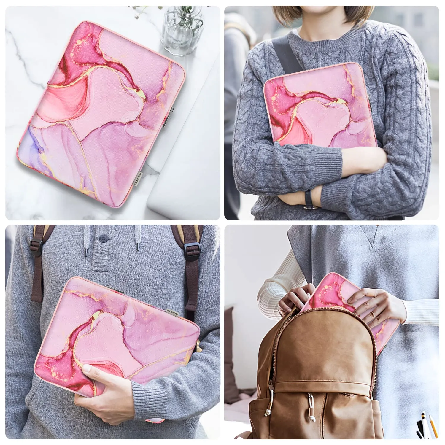 MoKo Borsa Sleeve per Tablet 9-11 Pollici, Sottile - immagine 8