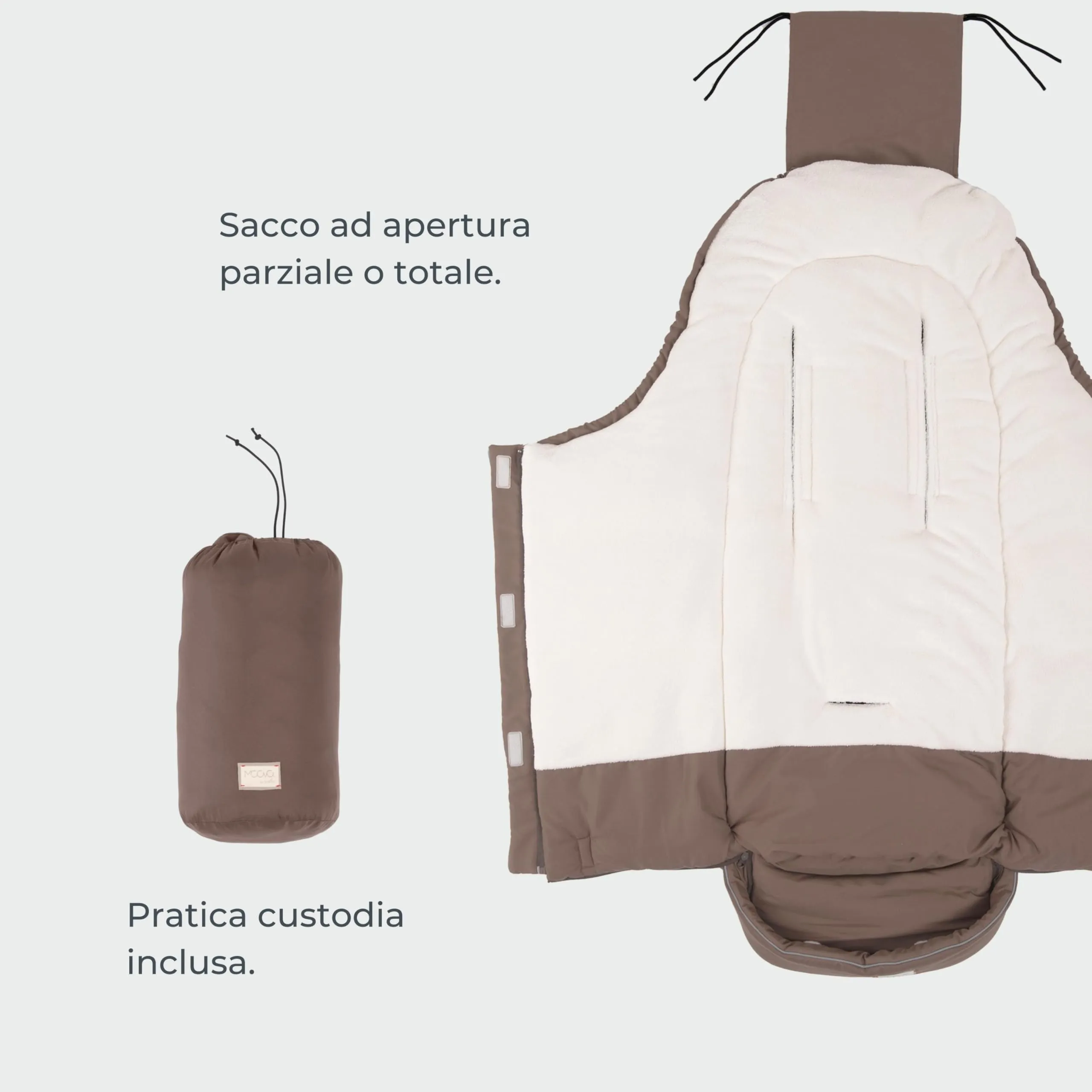 Nuvita 9545 Junior City Sacco Universale per Passeggino, 6-36 Mesi, 100 cm, Blu - immagine 4